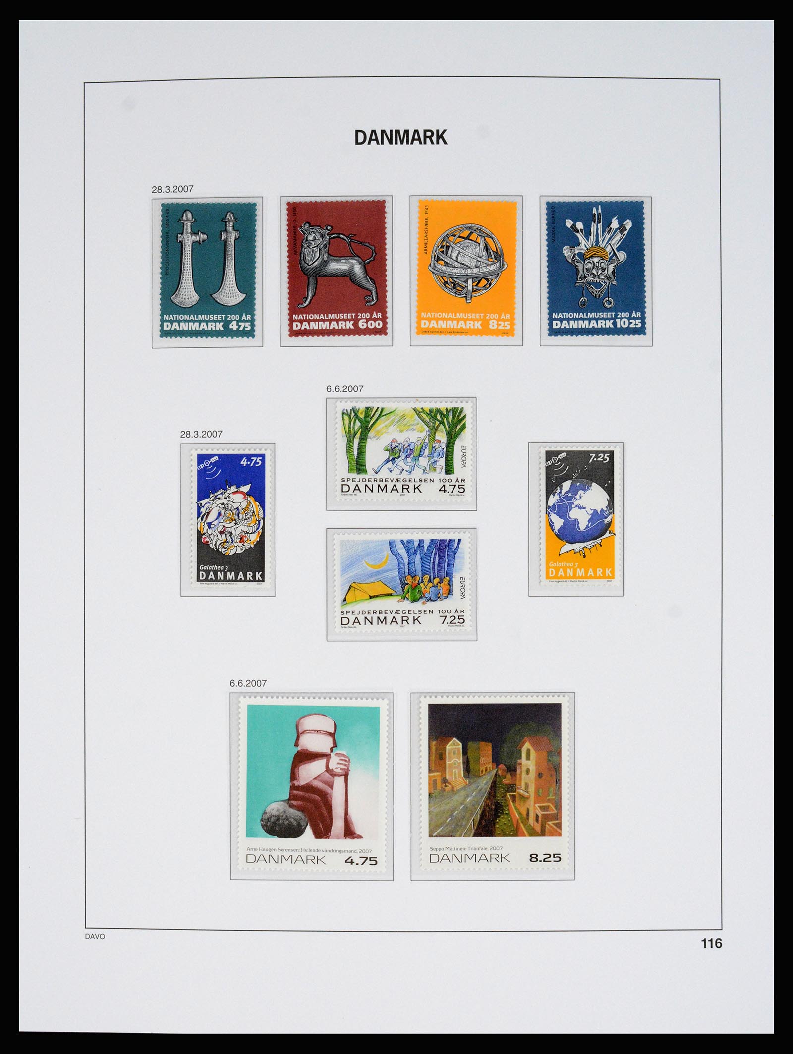 37178 122 - Postzegelverzameling 37178 Denemarken 1854-2011.