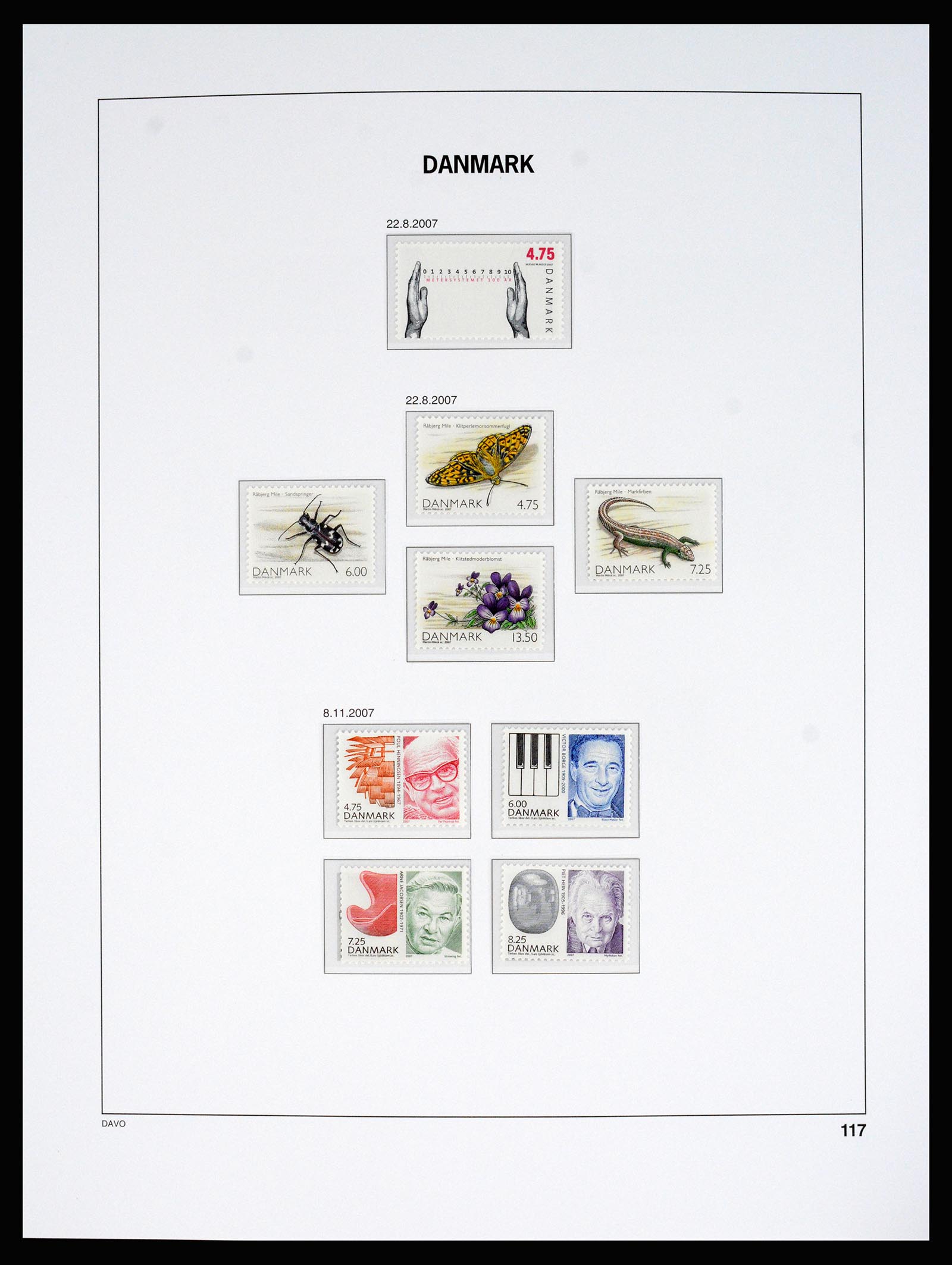 37178 123 - Postzegelverzameling 37178 Denemarken 1854-2011.