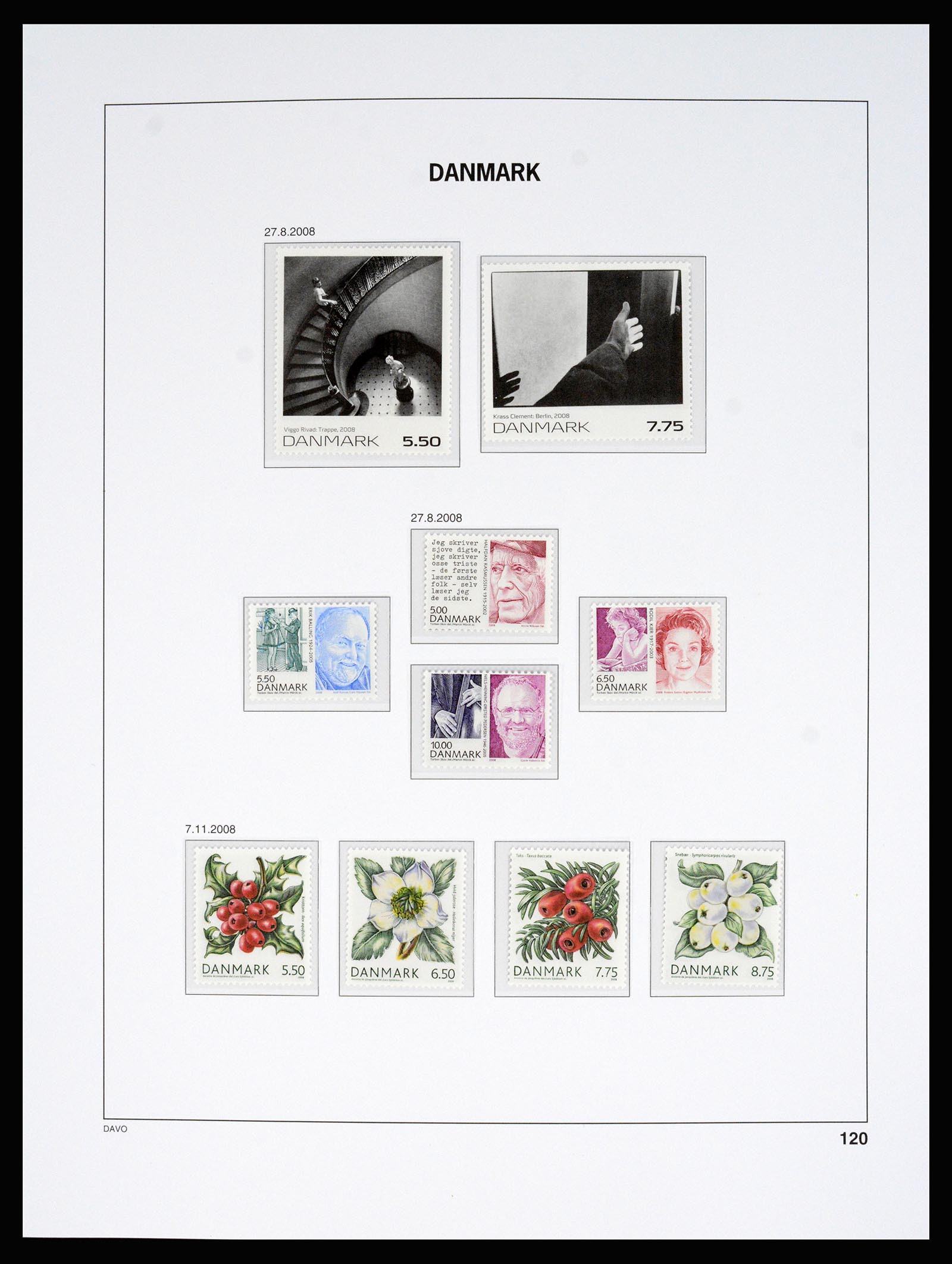 37178 126 - Postzegelverzameling 37178 Denemarken 1854-2011.