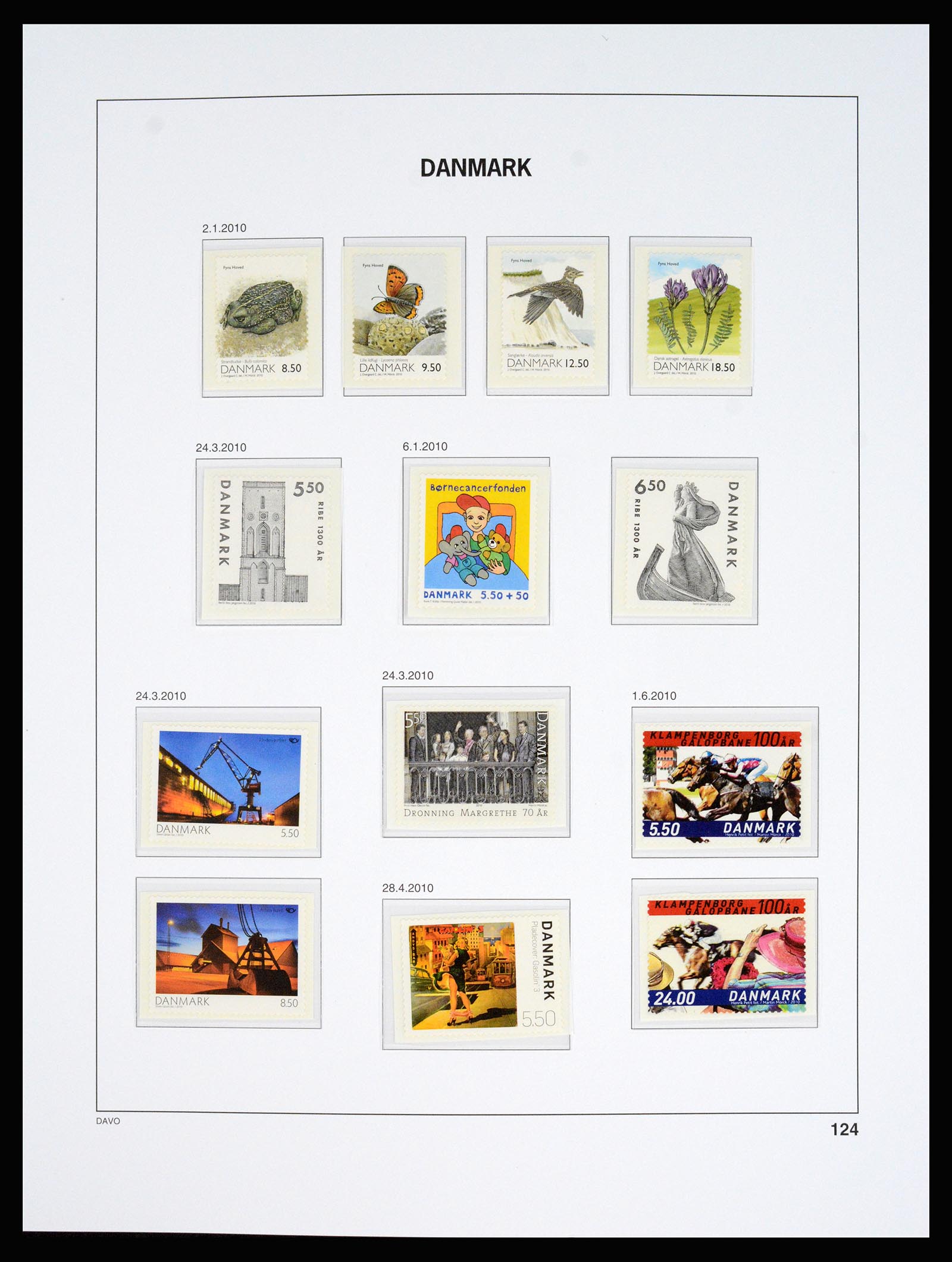 37178 130 - Postzegelverzameling 37178 Denemarken 1854-2011.