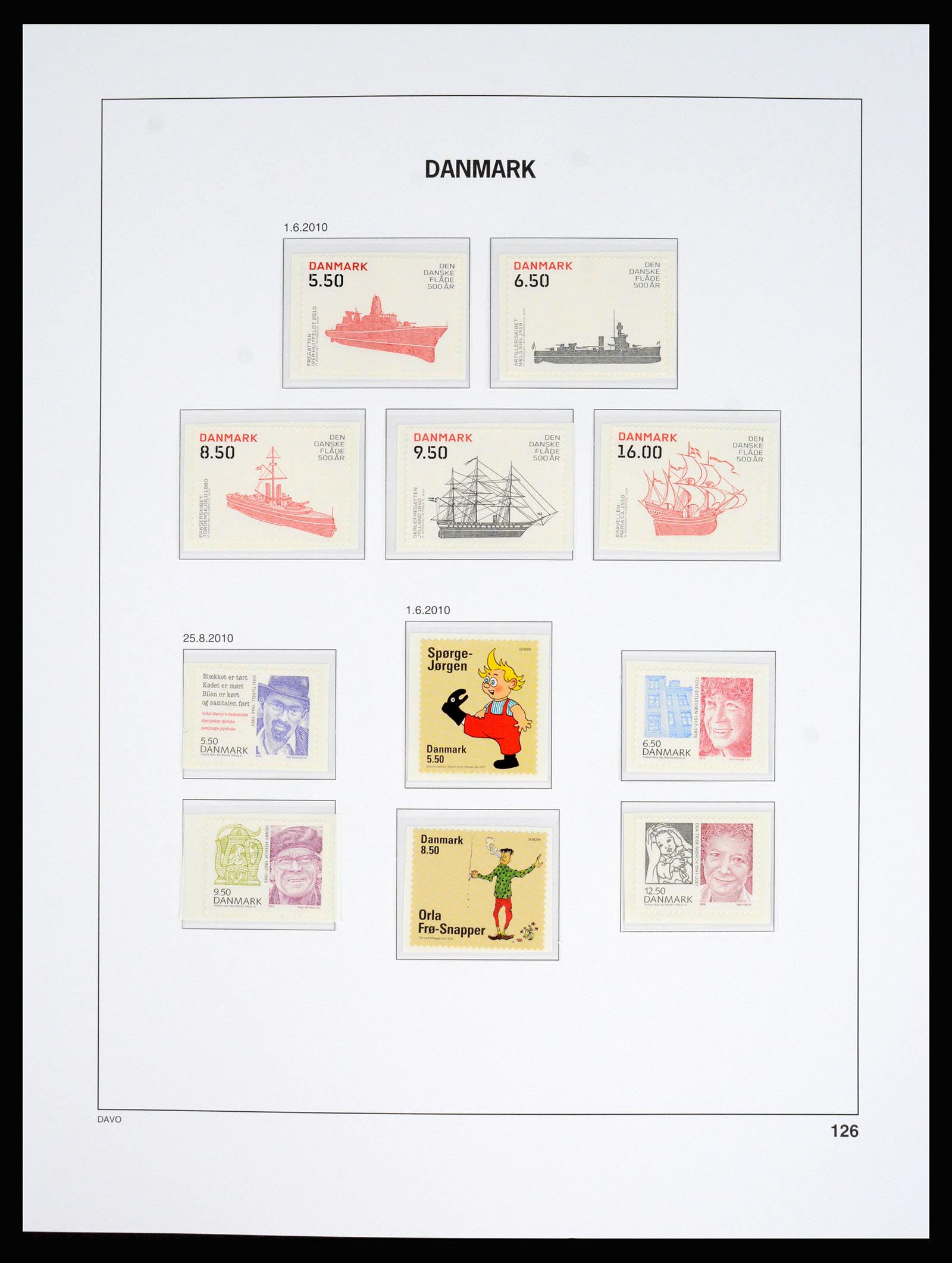 37178 132 - Postzegelverzameling 37178 Denemarken 1854-2011.