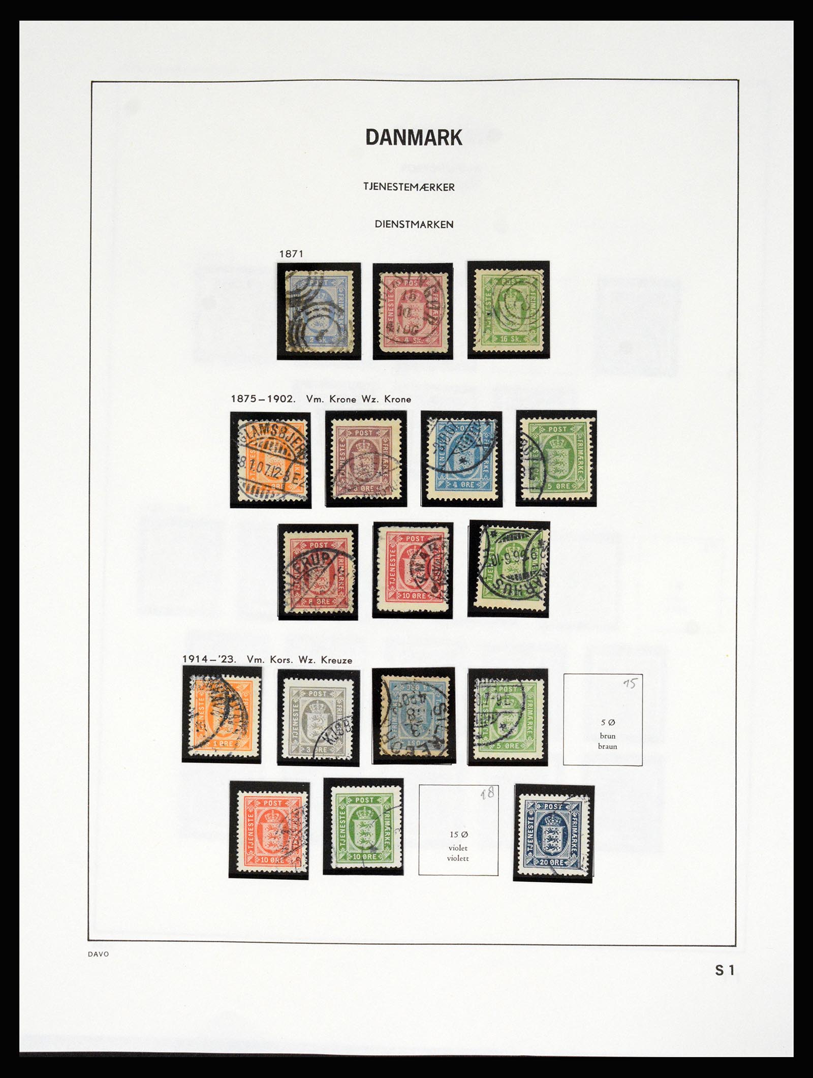 37178 163 - Postzegelverzameling 37178 Denemarken 1854-2011.