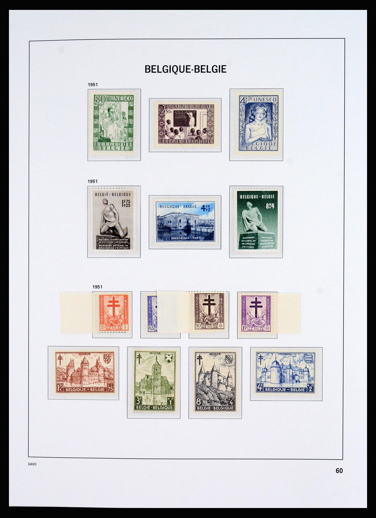 37179 005 - Stamp collection 37179 Belgium 1949-2000.