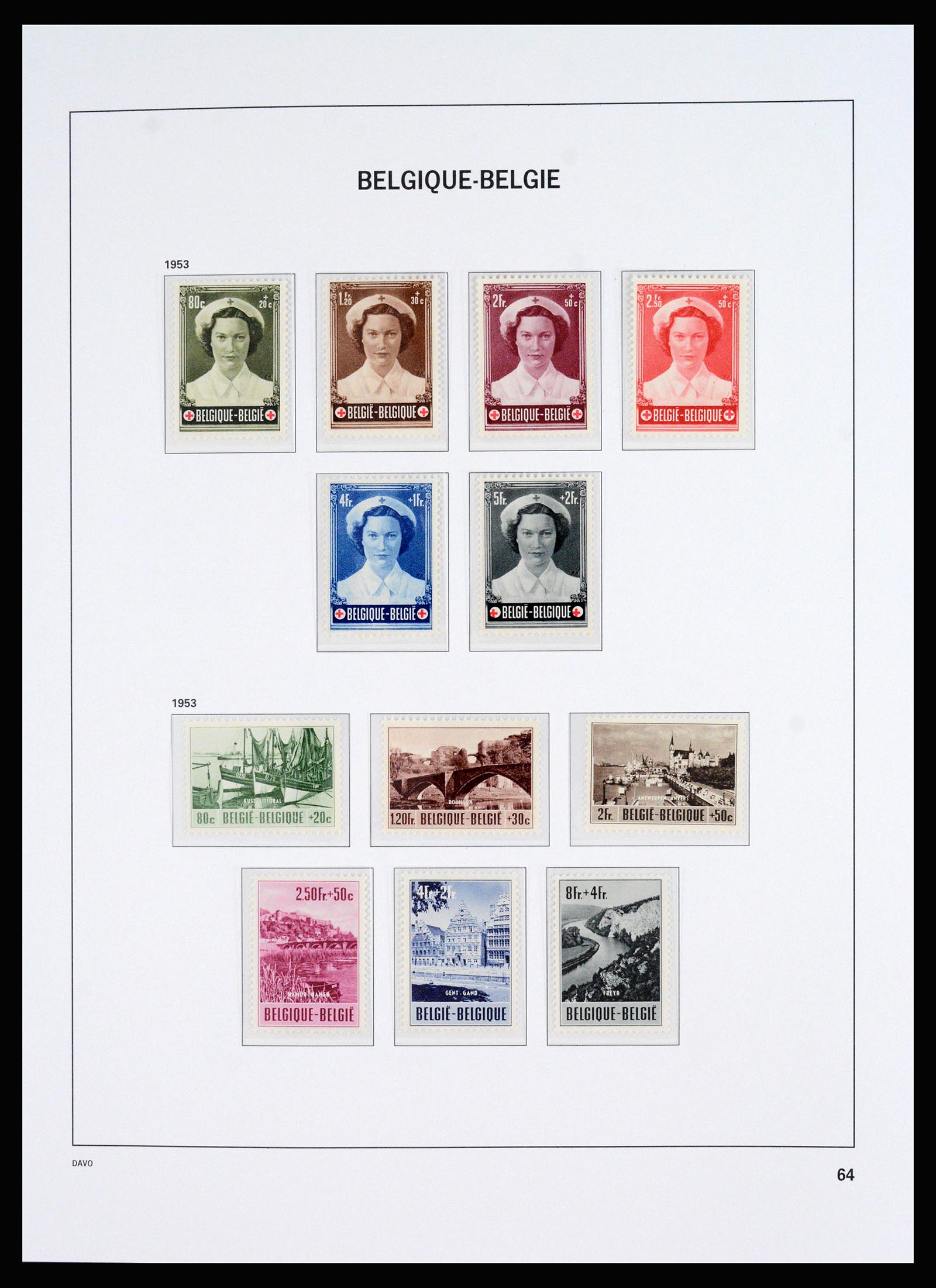 37179 009 - Stamp collection 37179 Belgium 1949-2000.