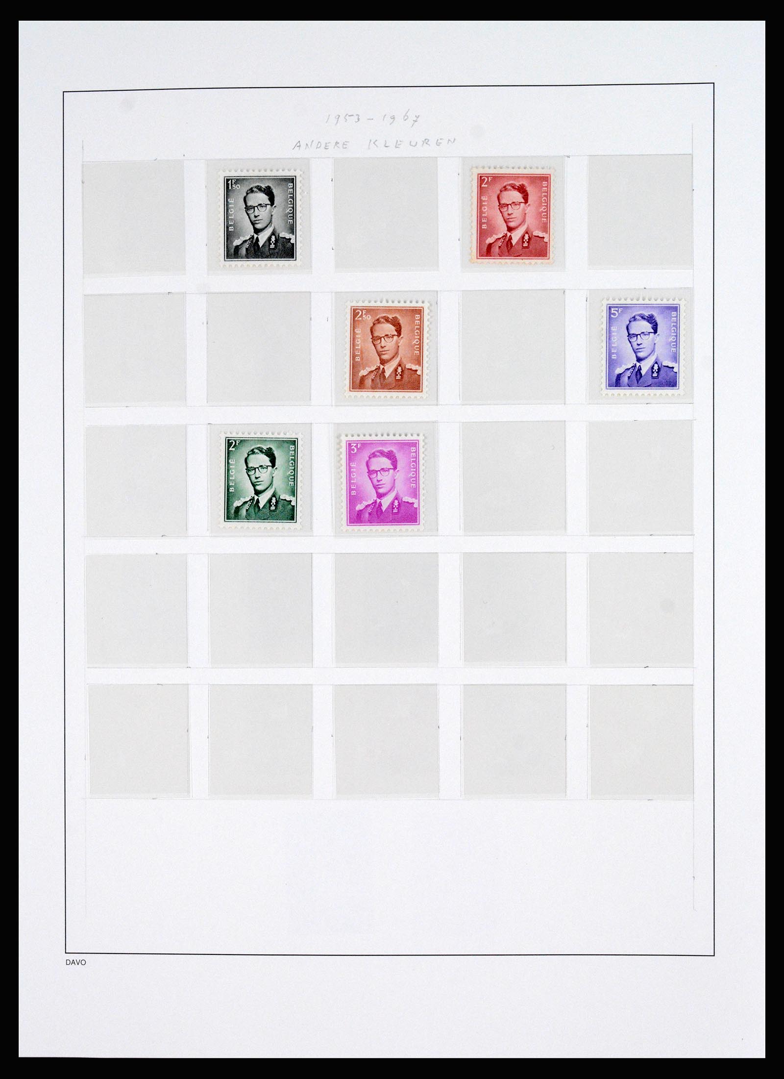 37179 011 - Stamp collection 37179 Belgium 1949-2000.