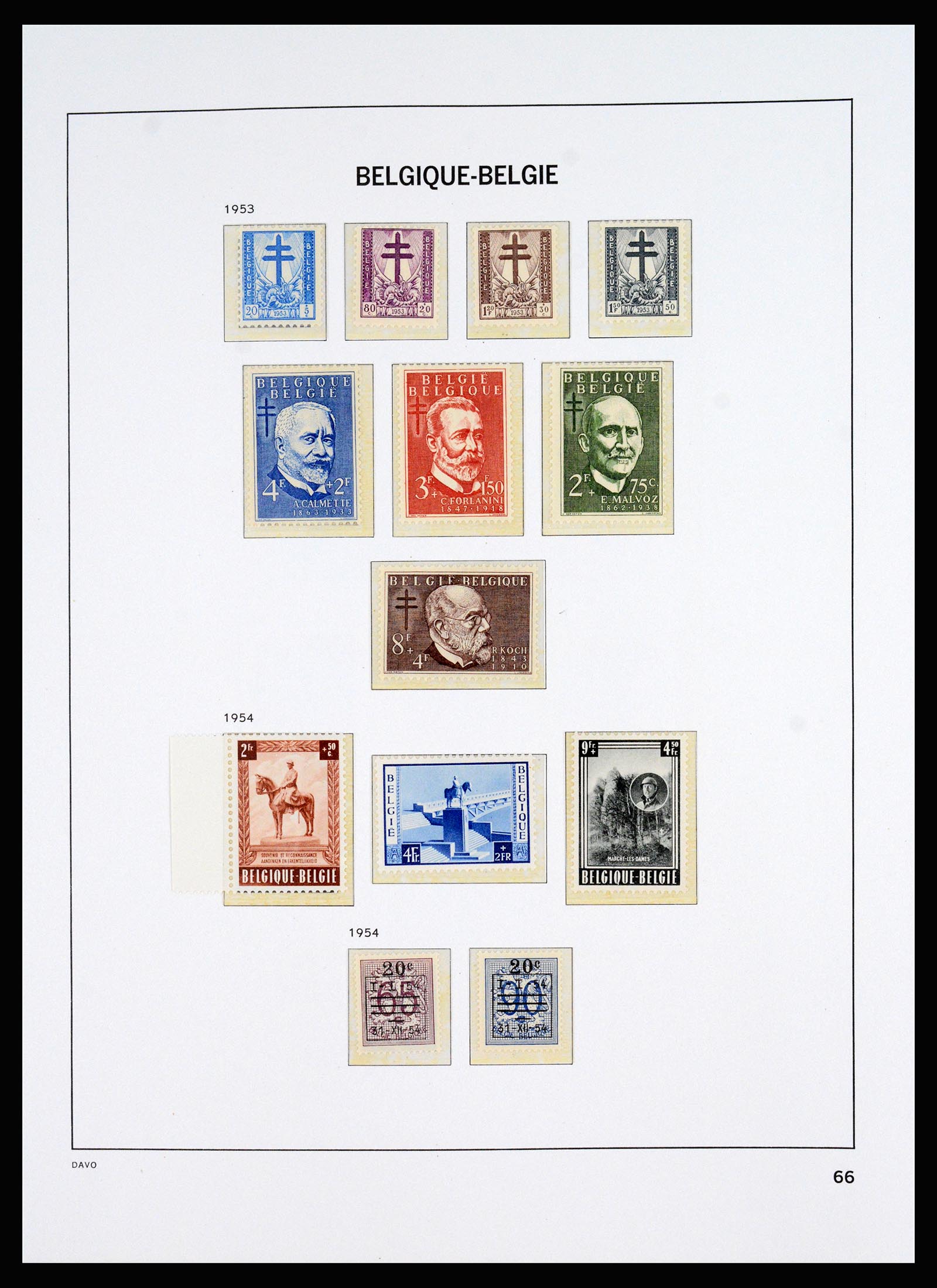 37179 013 - Stamp collection 37179 Belgium 1949-2000.