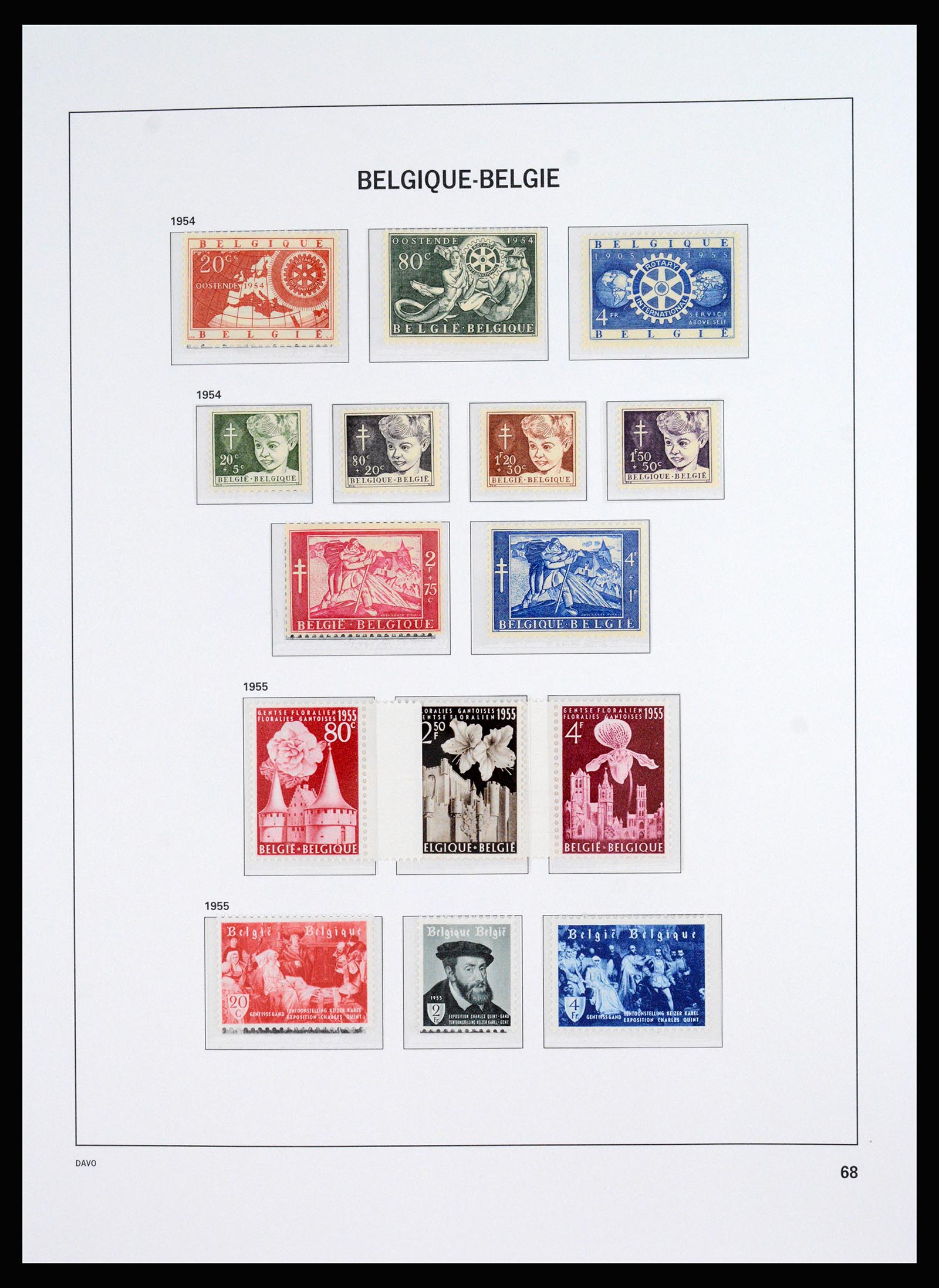 37179 015 - Stamp collection 37179 Belgium 1949-2000.