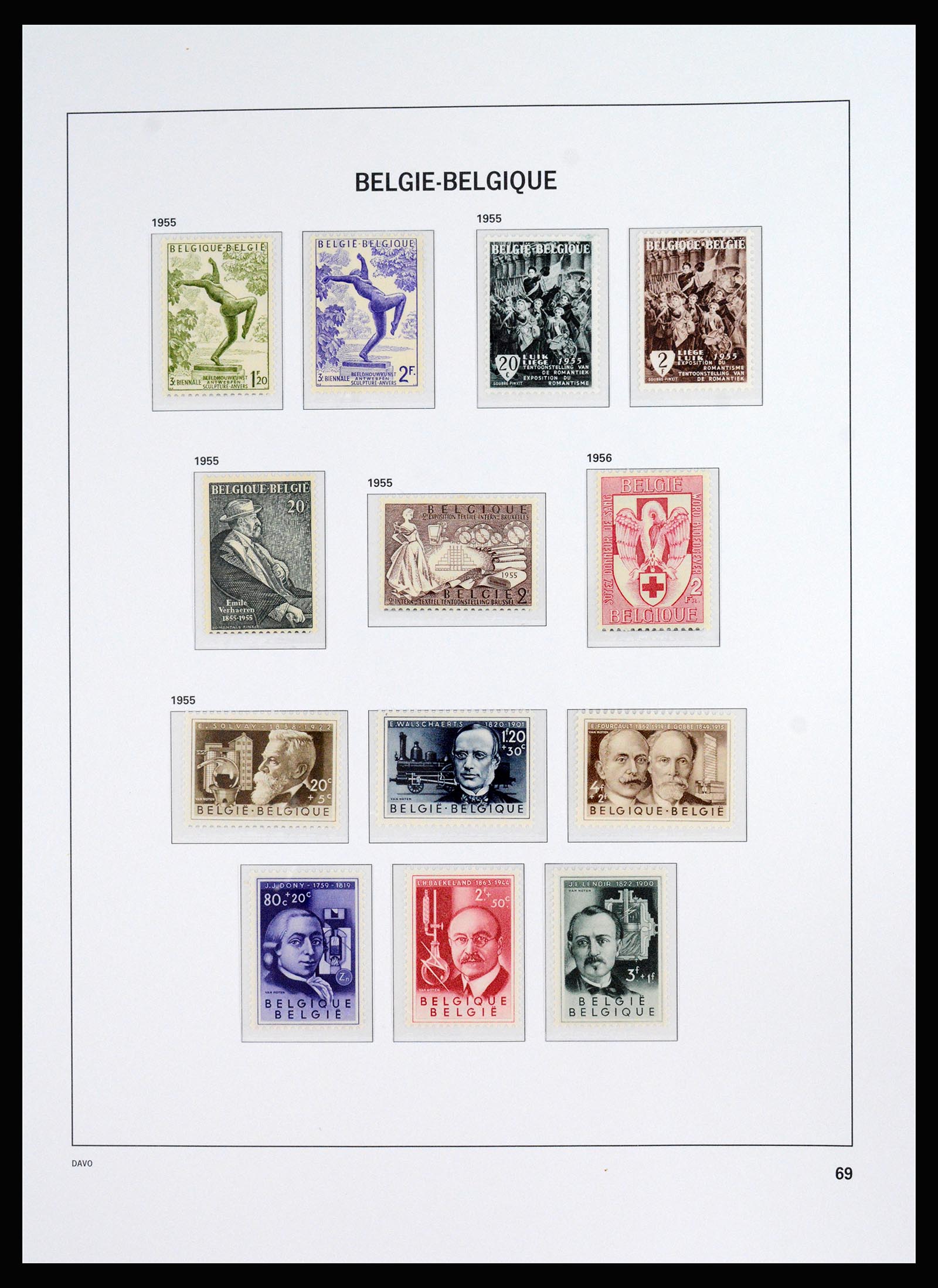 37179 016 - Postzegelverzameling 37179 België 1949-2000.