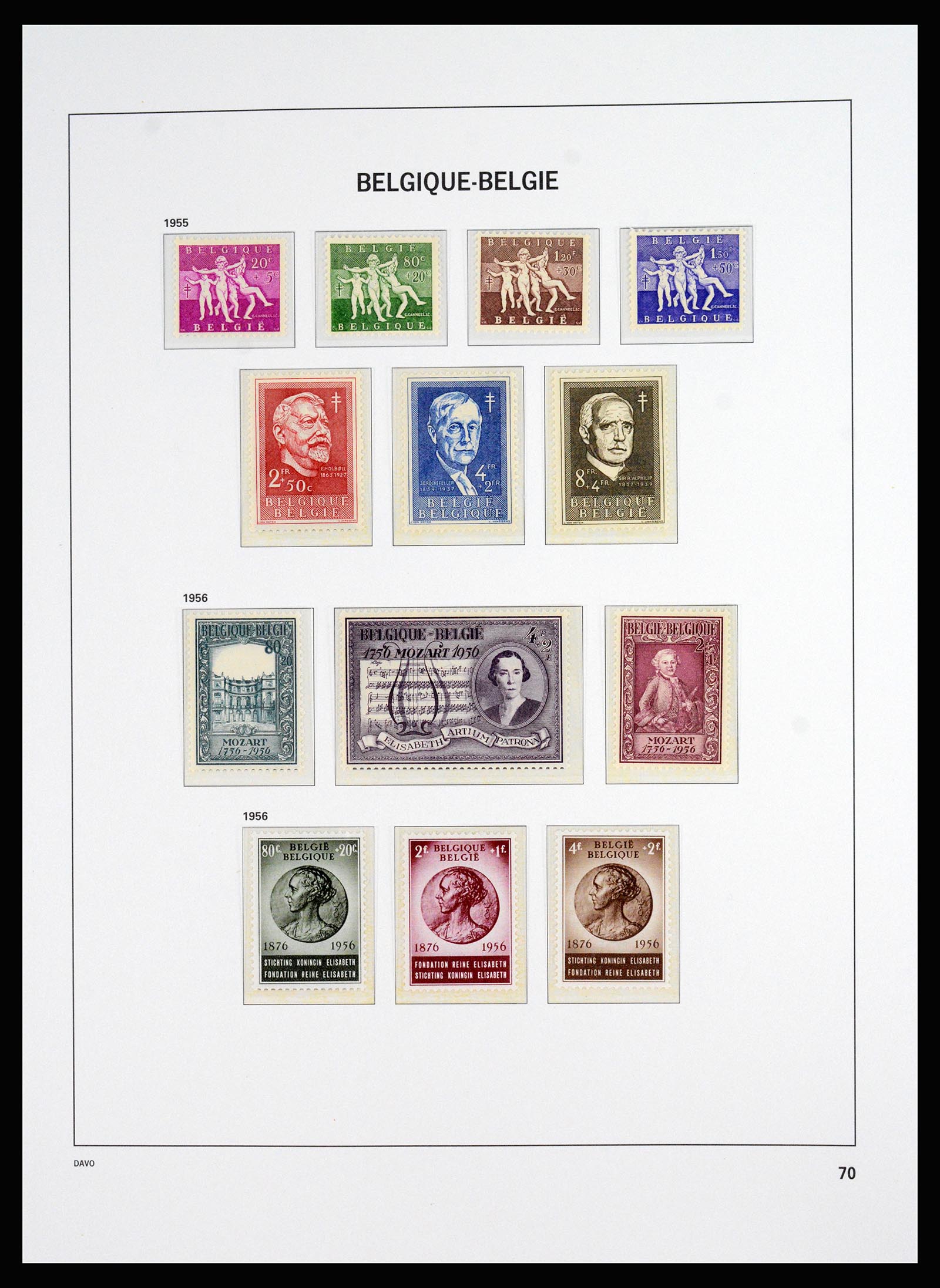 37179 017 - Stamp collection 37179 Belgium 1949-2000.