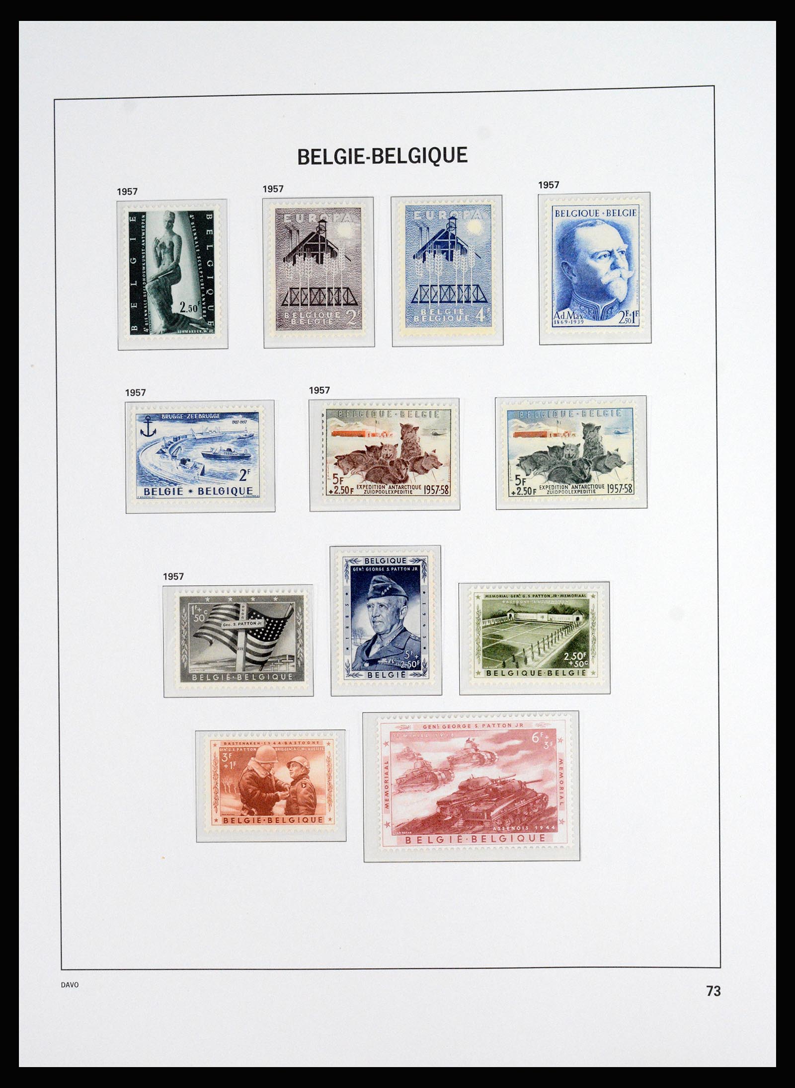 37179 020 - Stamp collection 37179 Belgium 1949-2000.
