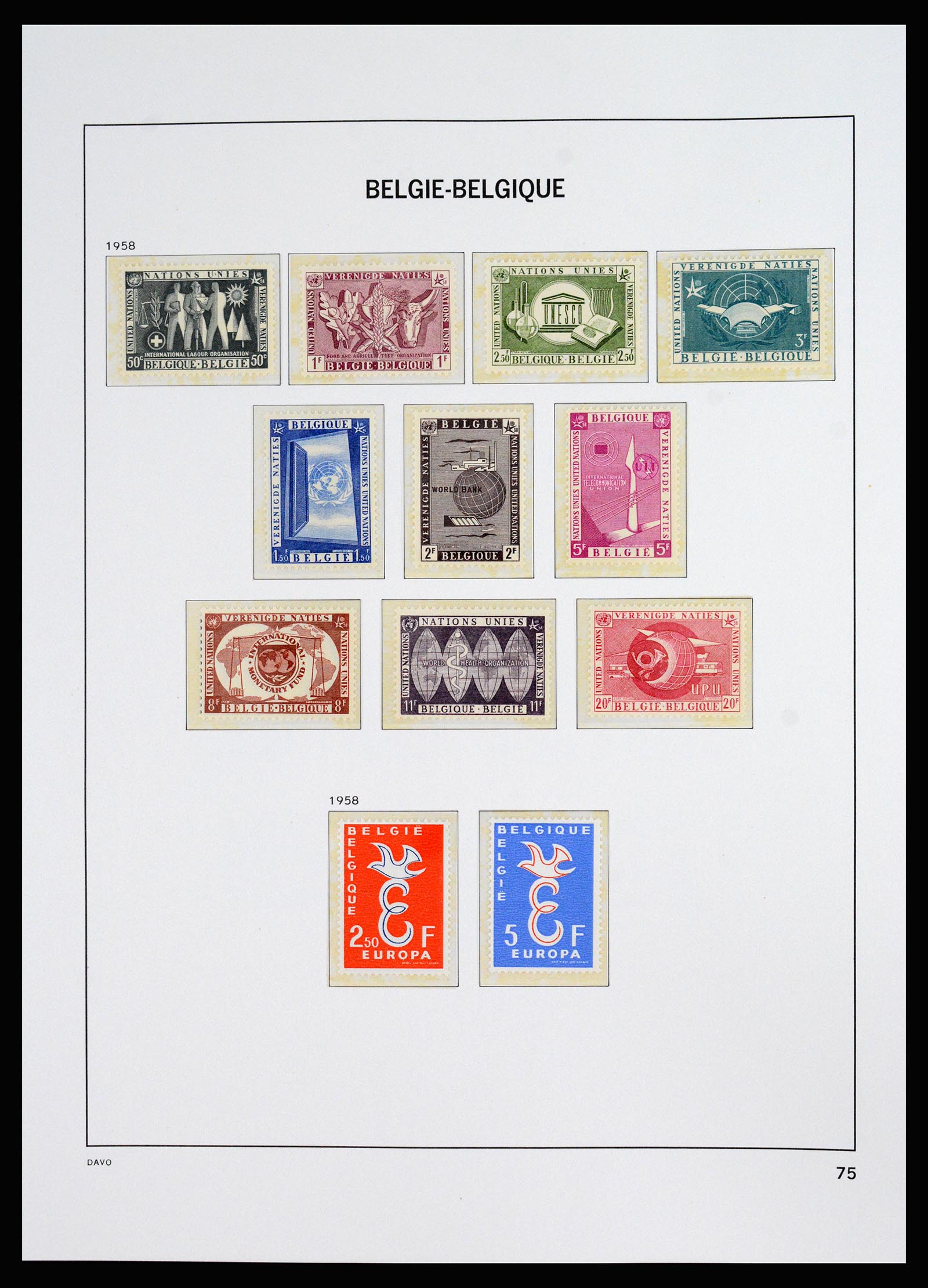 37179 022 - Postzegelverzameling 37179 België 1949-2000.
