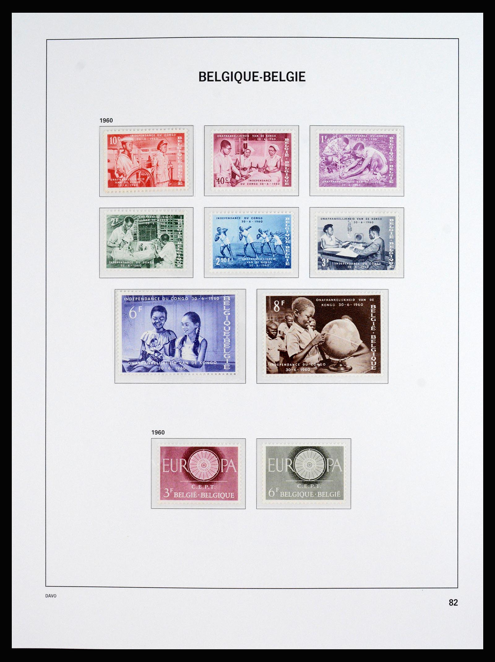37179 029 - Stamp collection 37179 Belgium 1949-2000.