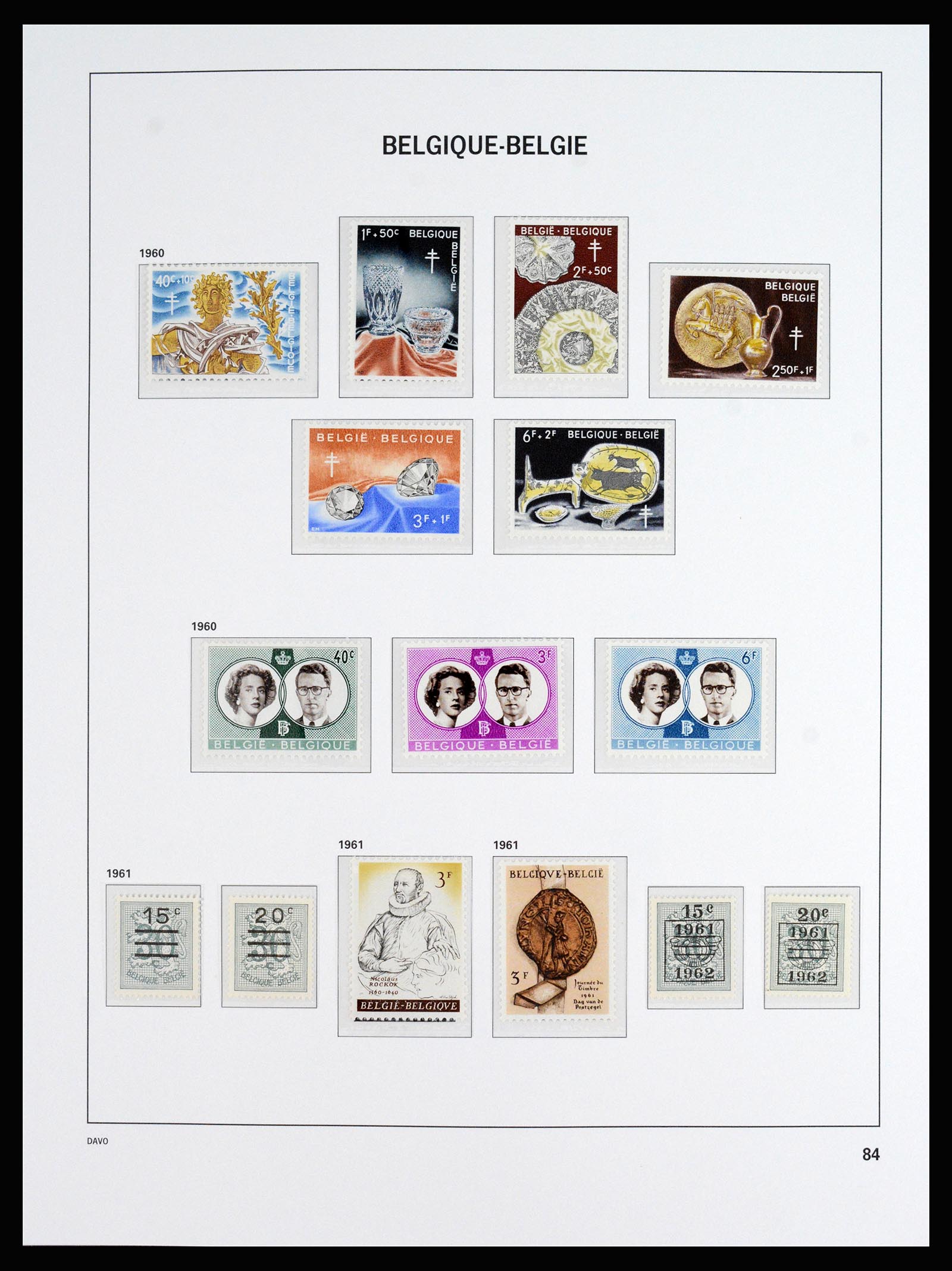 37179 031 - Stamp collection 37179 Belgium 1949-2000.