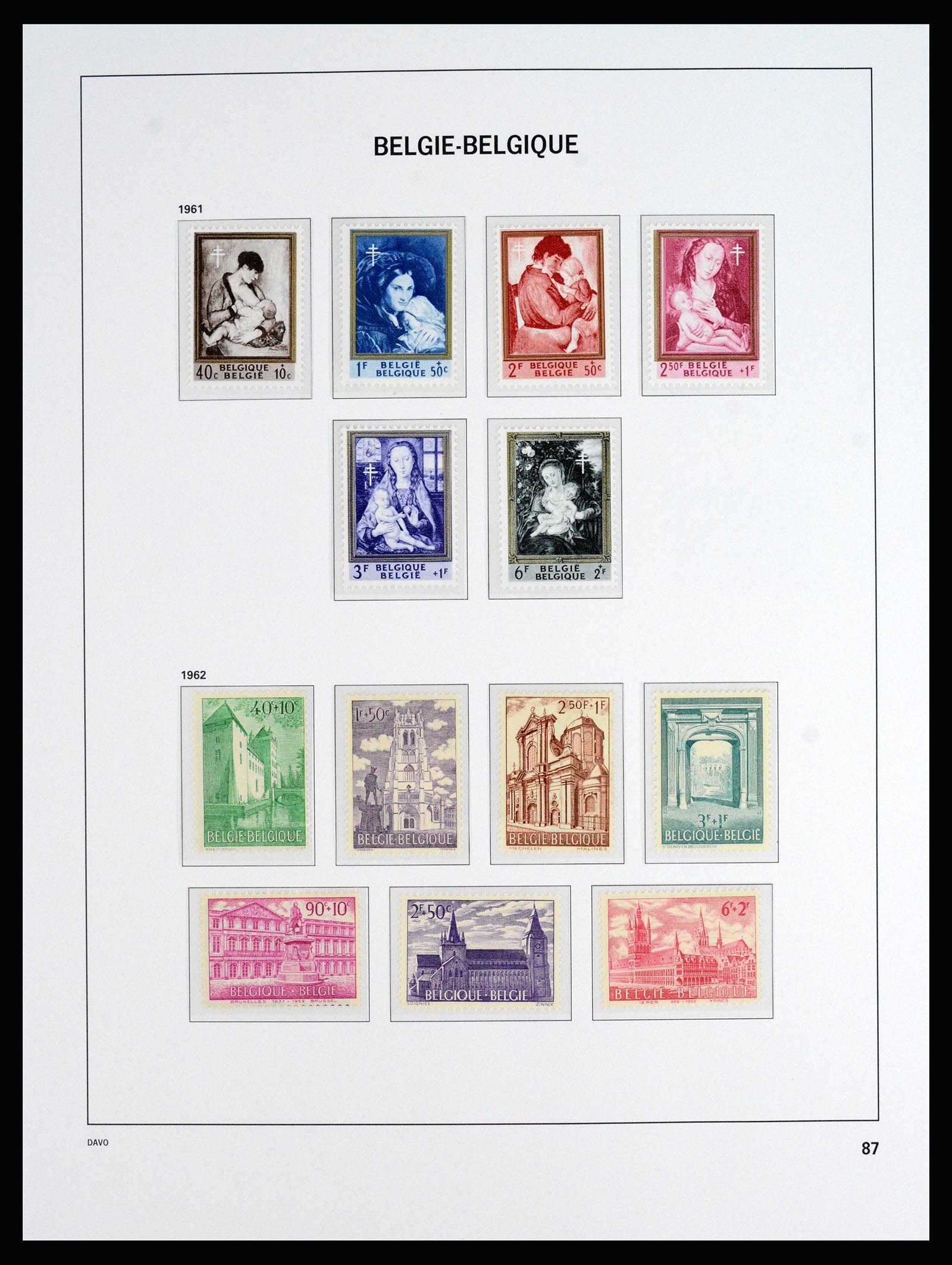 37179 034 - Postzegelverzameling 37179 België 1949-2000.