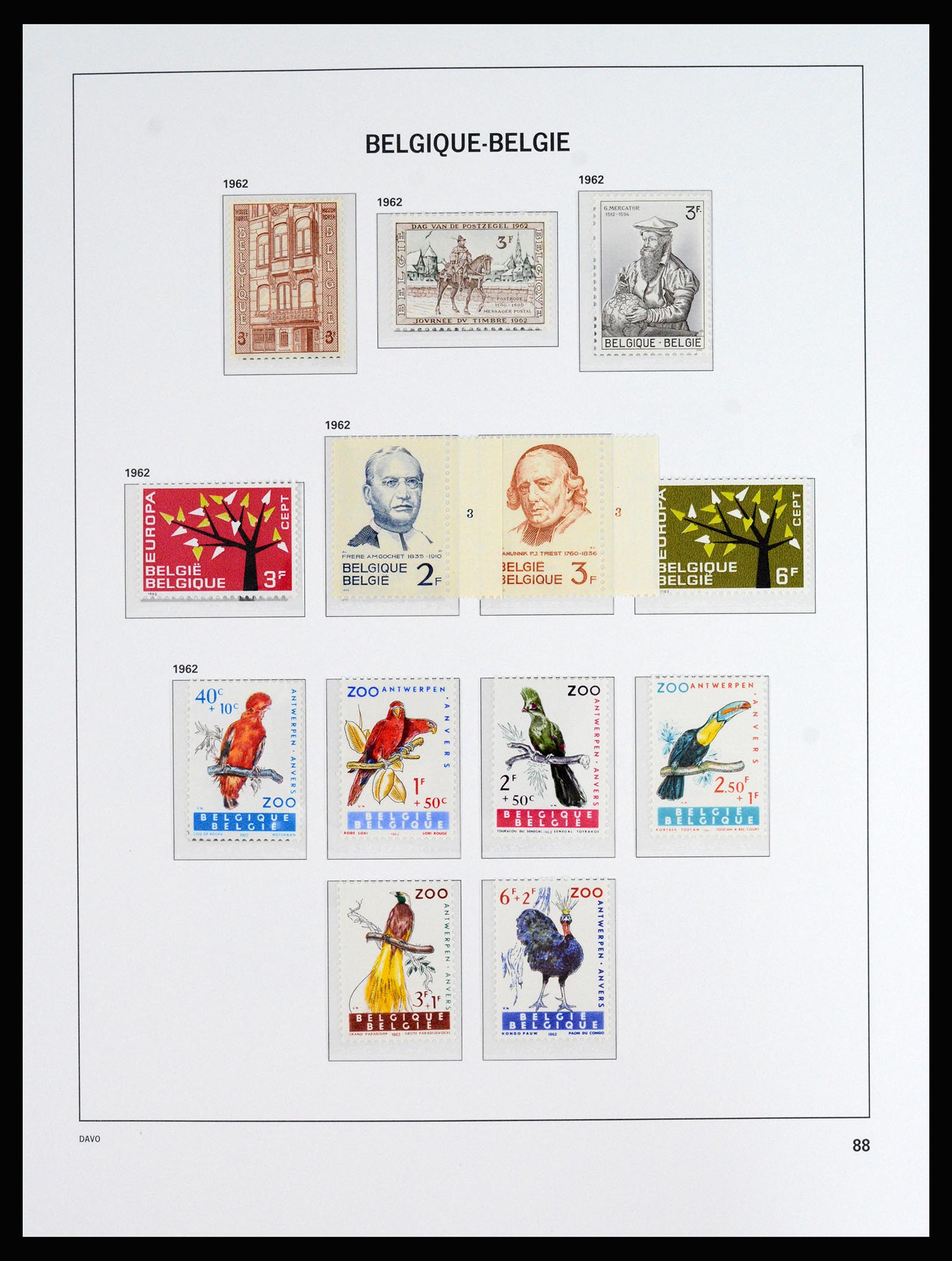 37179 035 - Stamp collection 37179 Belgium 1949-2000.