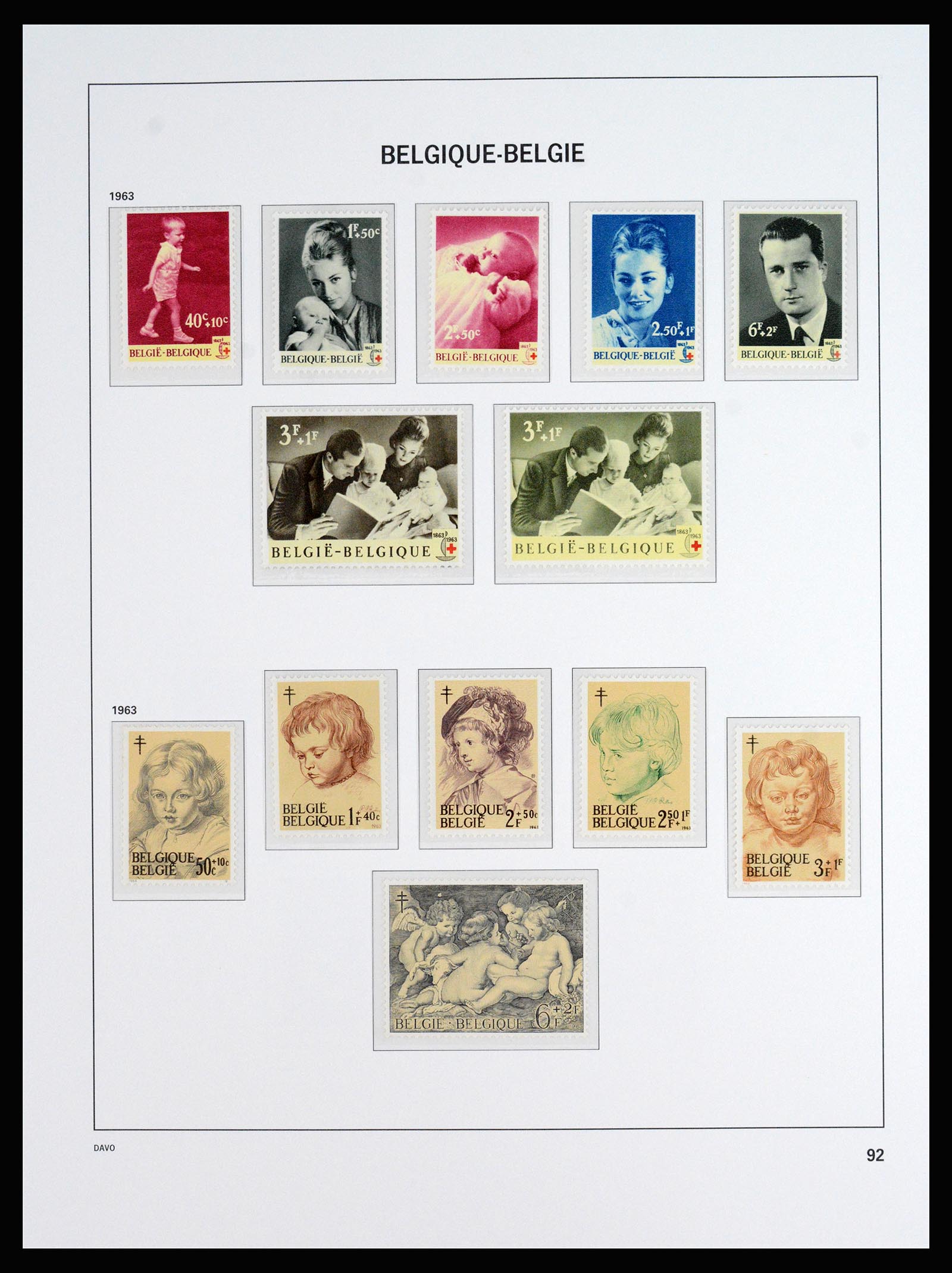 37179 039 - Stamp collection 37179 Belgium 1949-2000.