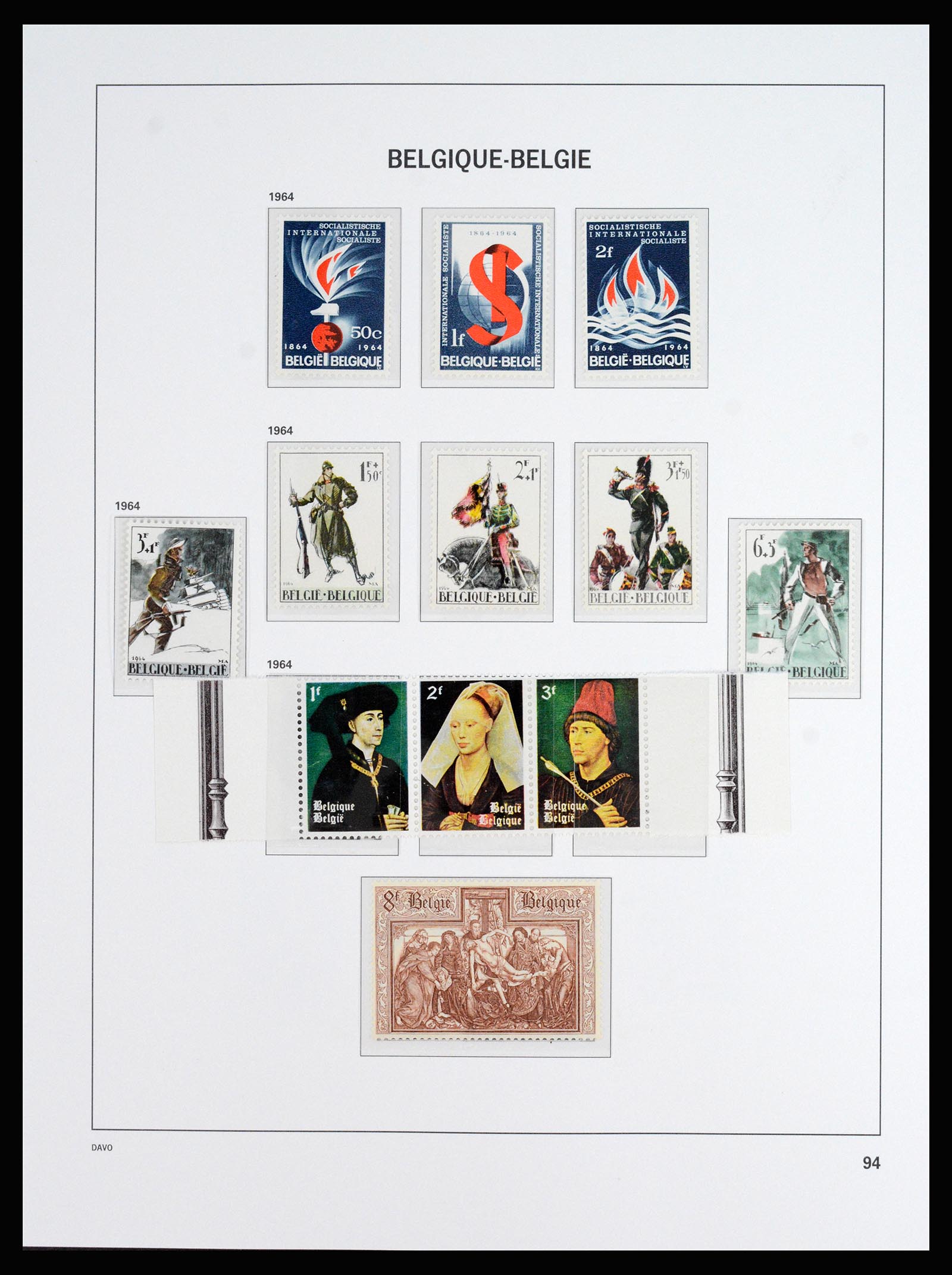 37179 041 - Stamp collection 37179 Belgium 1949-2000.