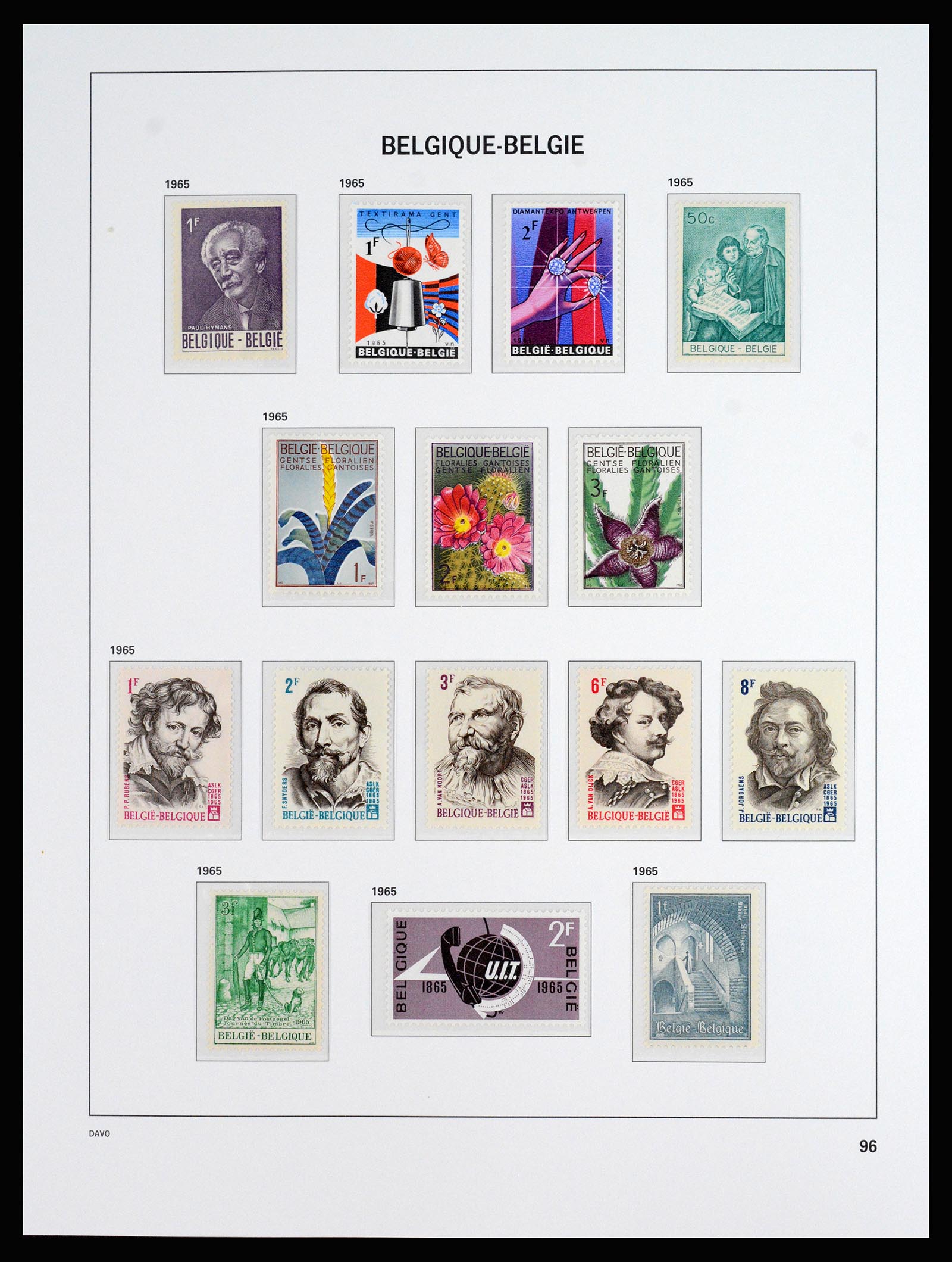 37179 043 - Postzegelverzameling 37179 België 1949-2000.