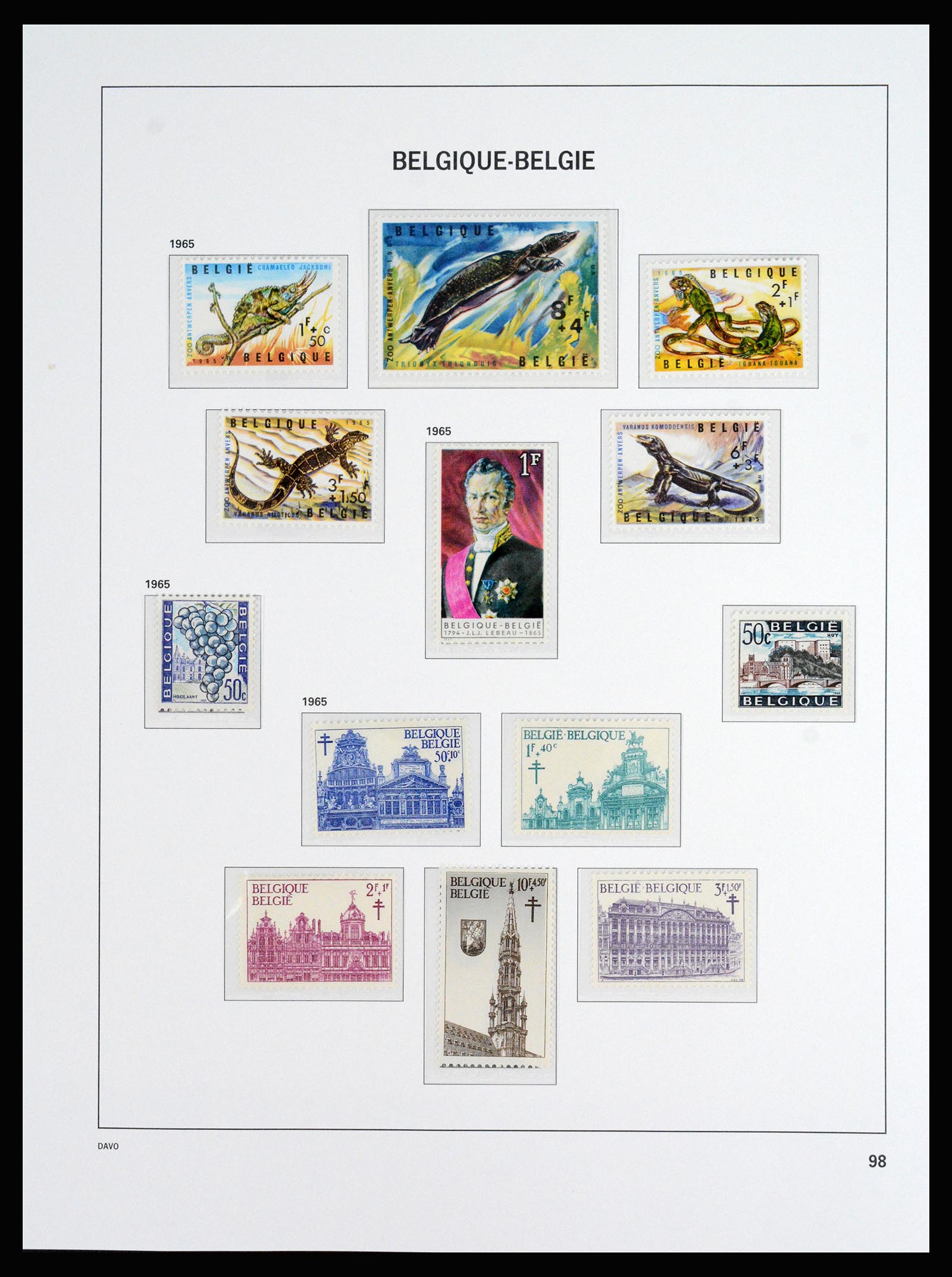 37179 045 - Stamp collection 37179 Belgium 1949-2000.
