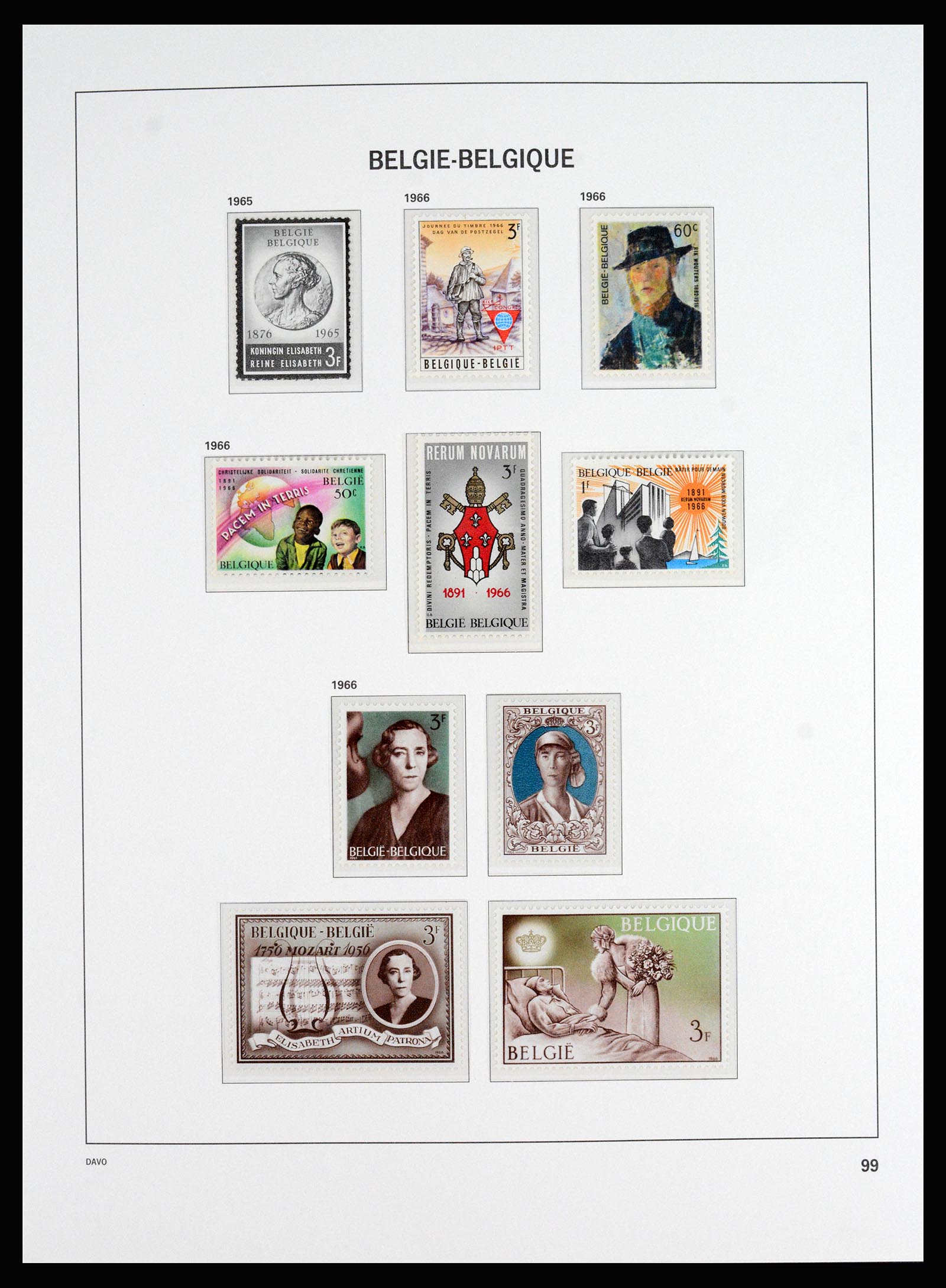 37179 046 - Postzegelverzameling 37179 België 1949-2000.