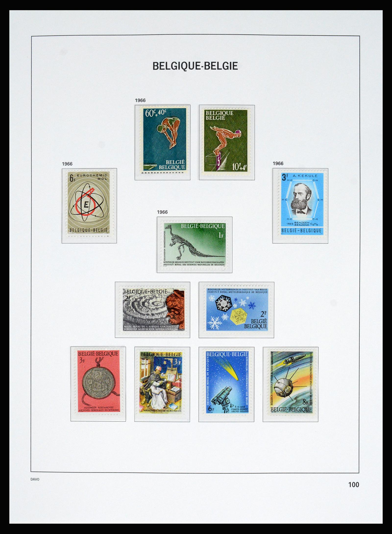 37179 047 - Stamp collection 37179 Belgium 1949-2000.
