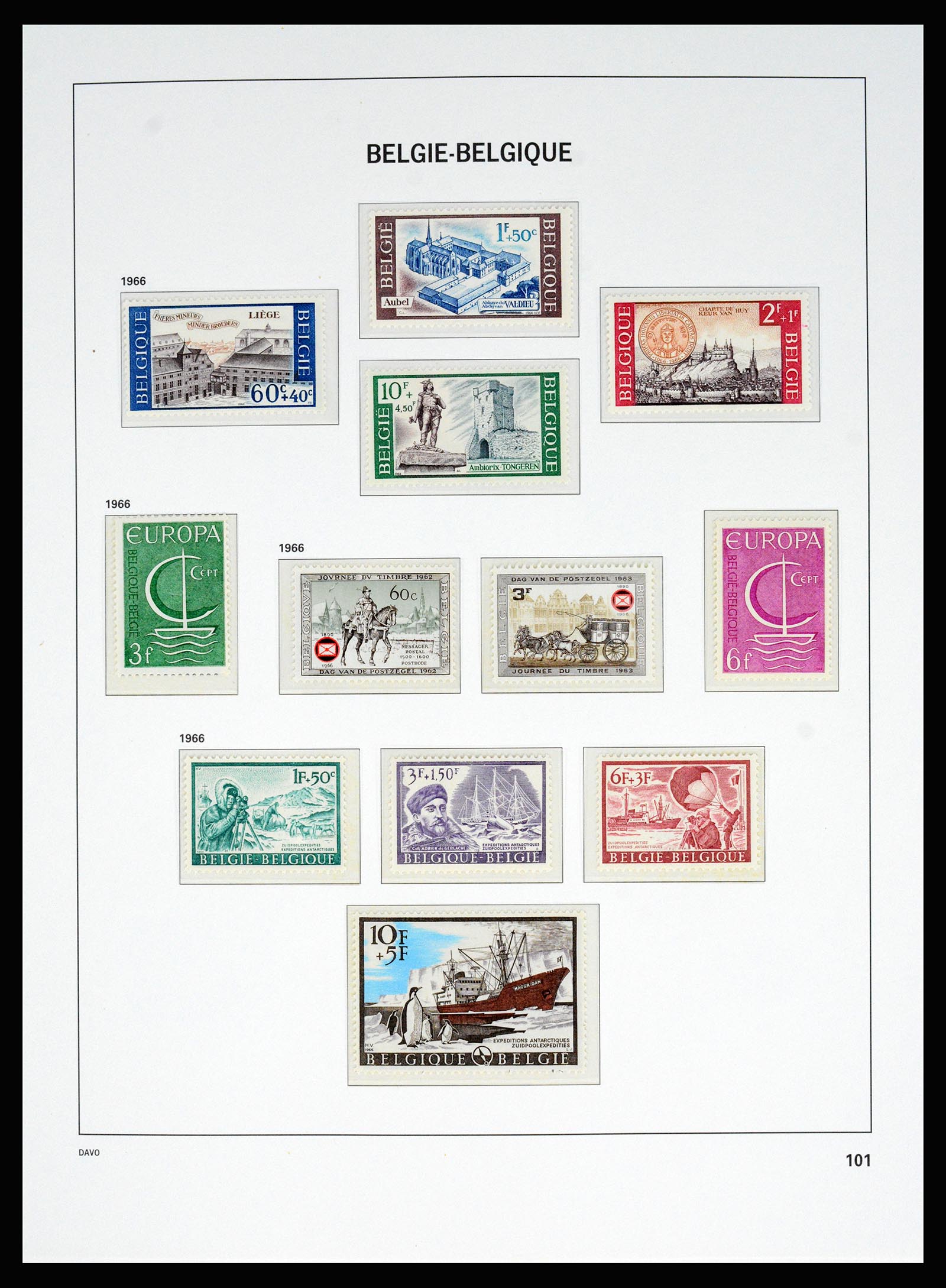 37179 048 - Postzegelverzameling 37179 België 1949-2000.