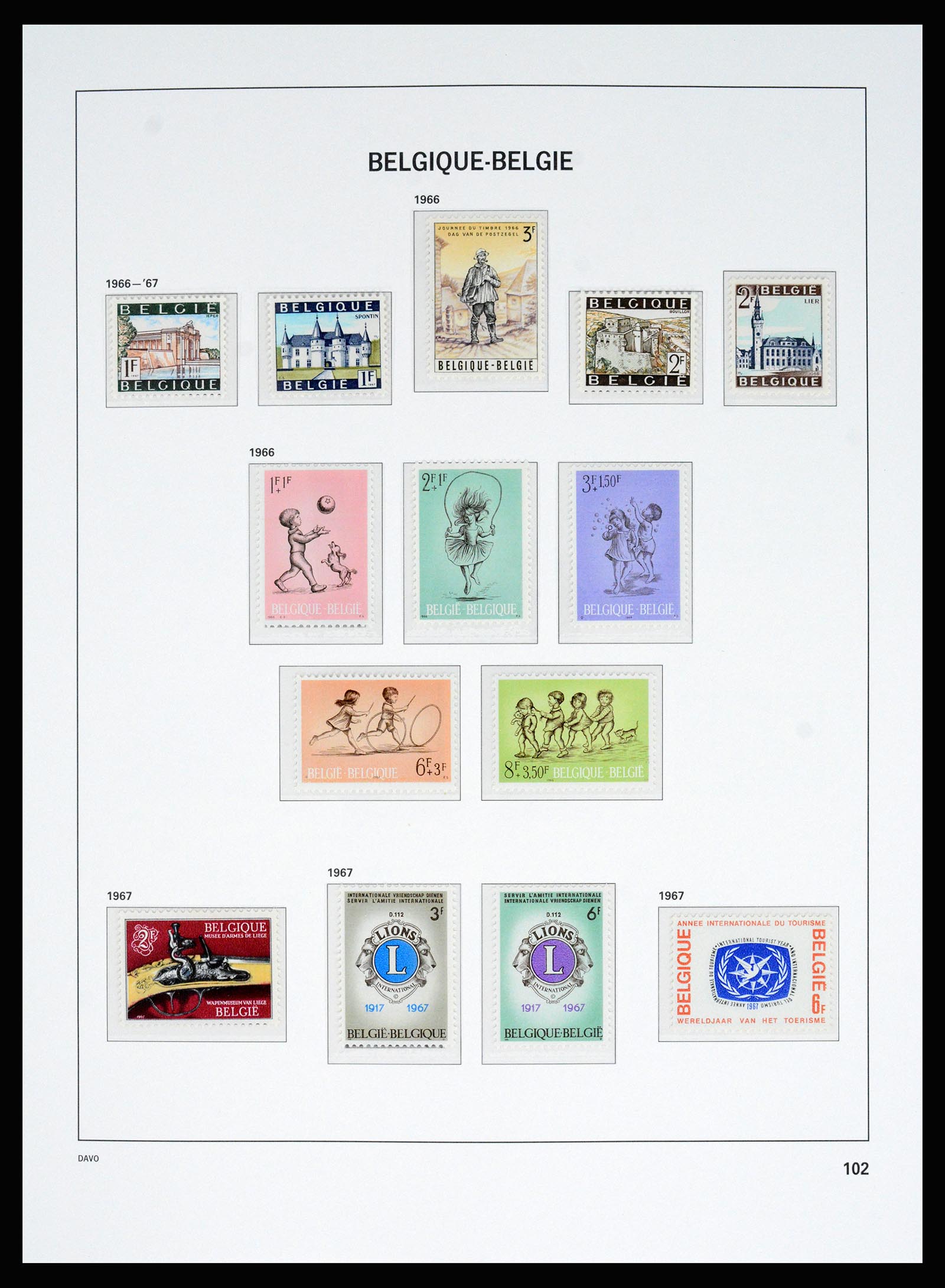 37179 049 - Stamp collection 37179 Belgium 1949-2000.