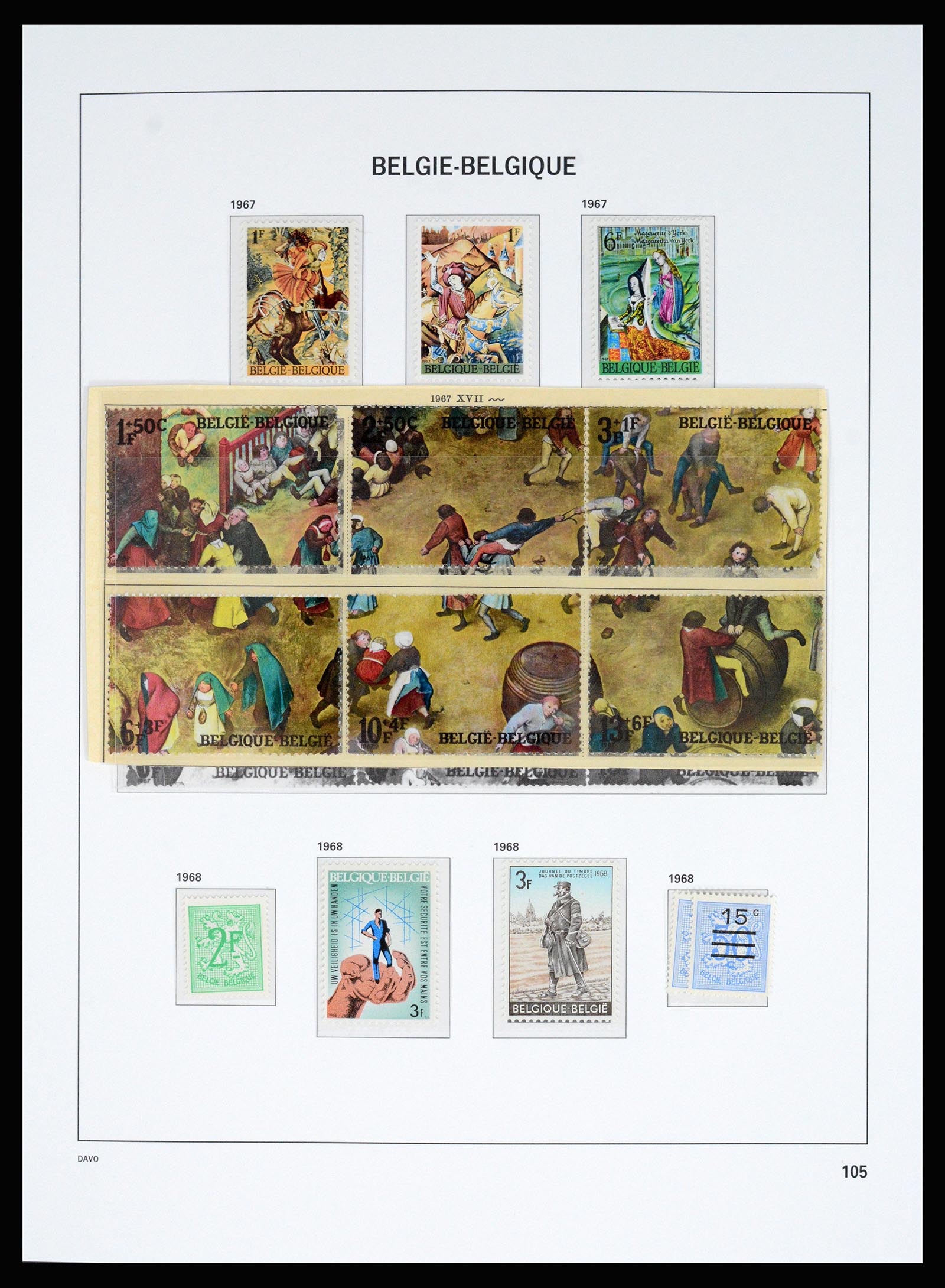 37179 052 - Stamp collection 37179 Belgium 1949-2000.