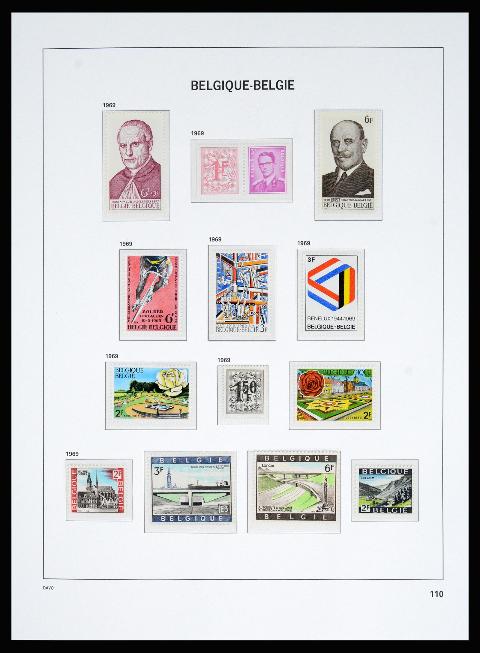 37179 057 - Postzegelverzameling 37179 België 1949-2000.