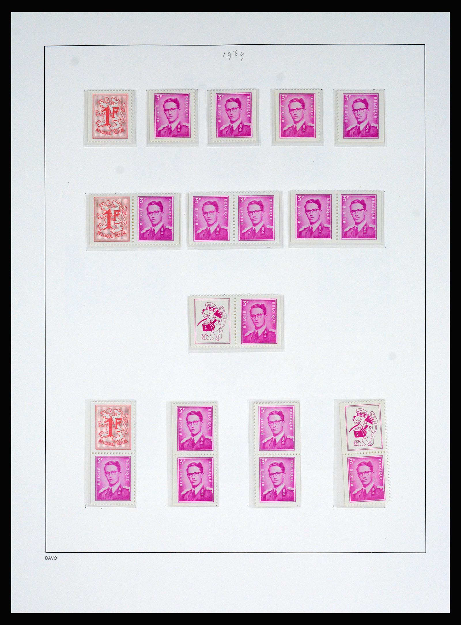 37179 058 - Stamp collection 37179 Belgium 1949-2000.