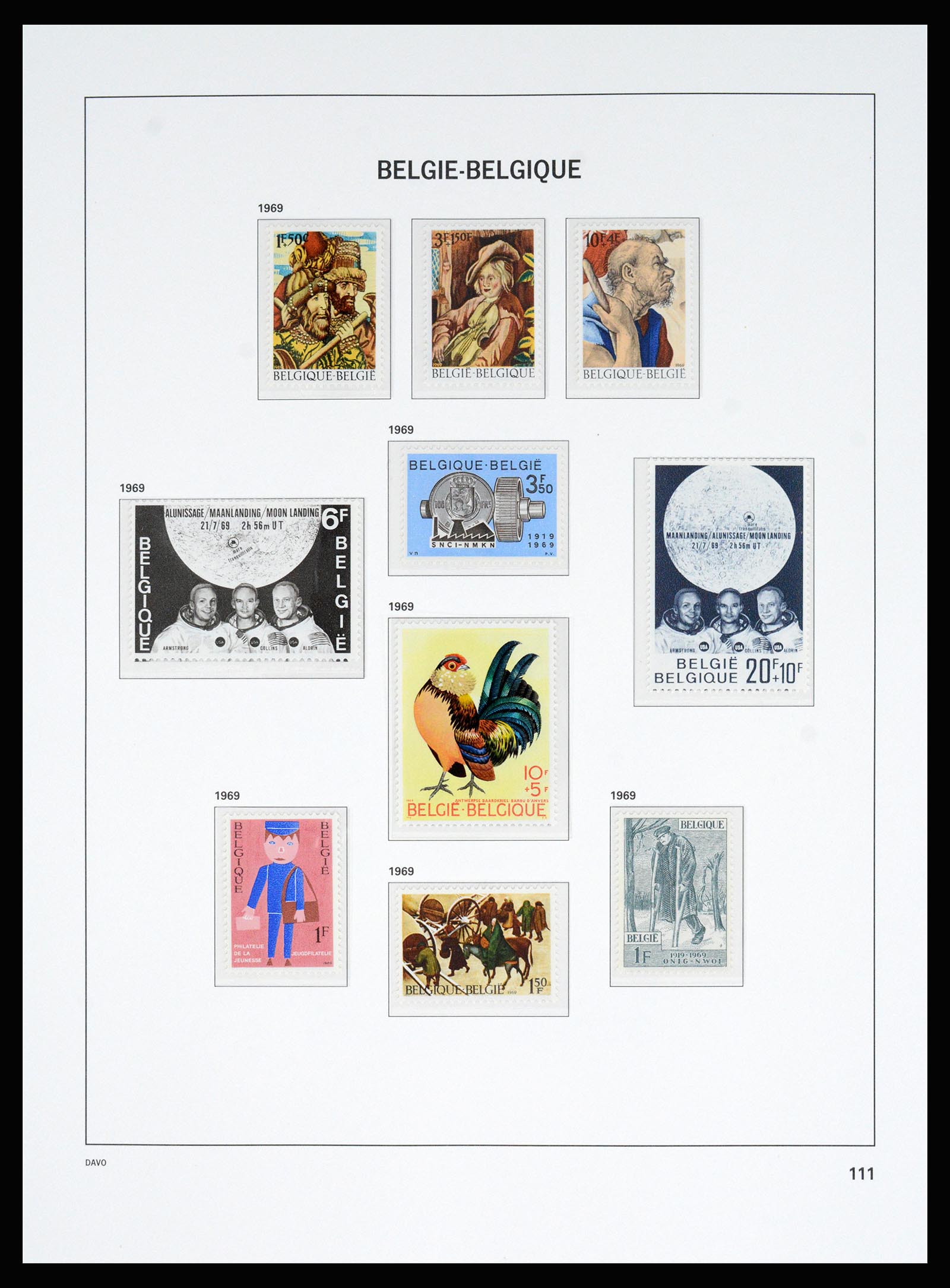 37179 059 - Postzegelverzameling 37179 België 1949-2000.