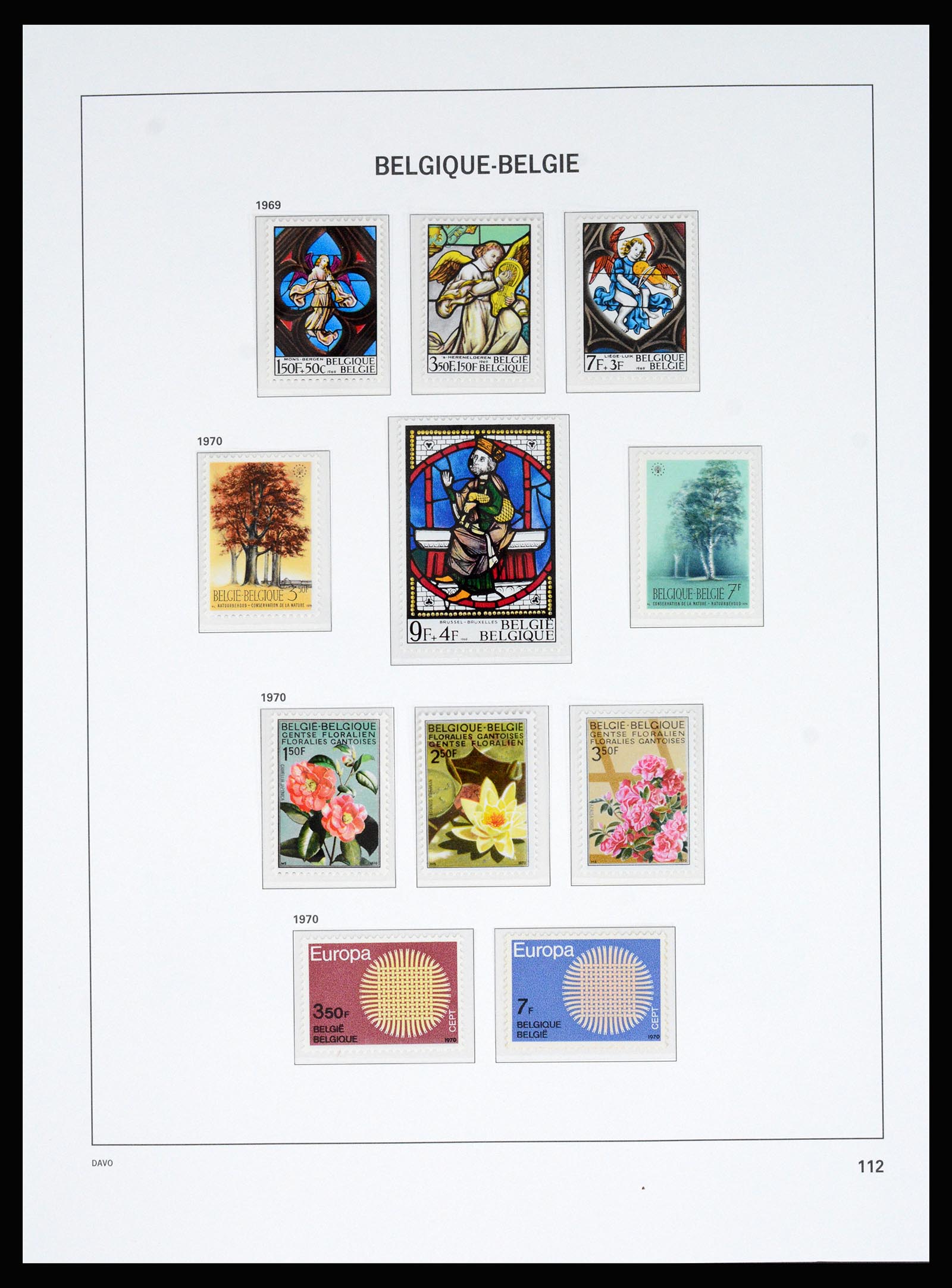 37179 060 - Postzegelverzameling 37179 België 1949-2000.