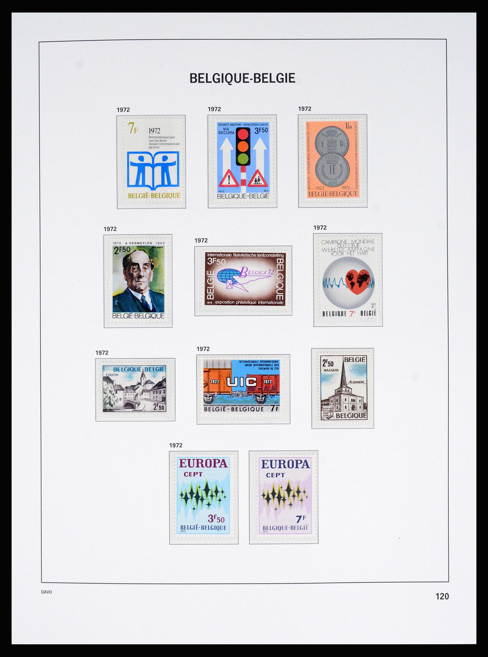 37179 081 - Postzegelverzameling 37179 België 1949-2000.