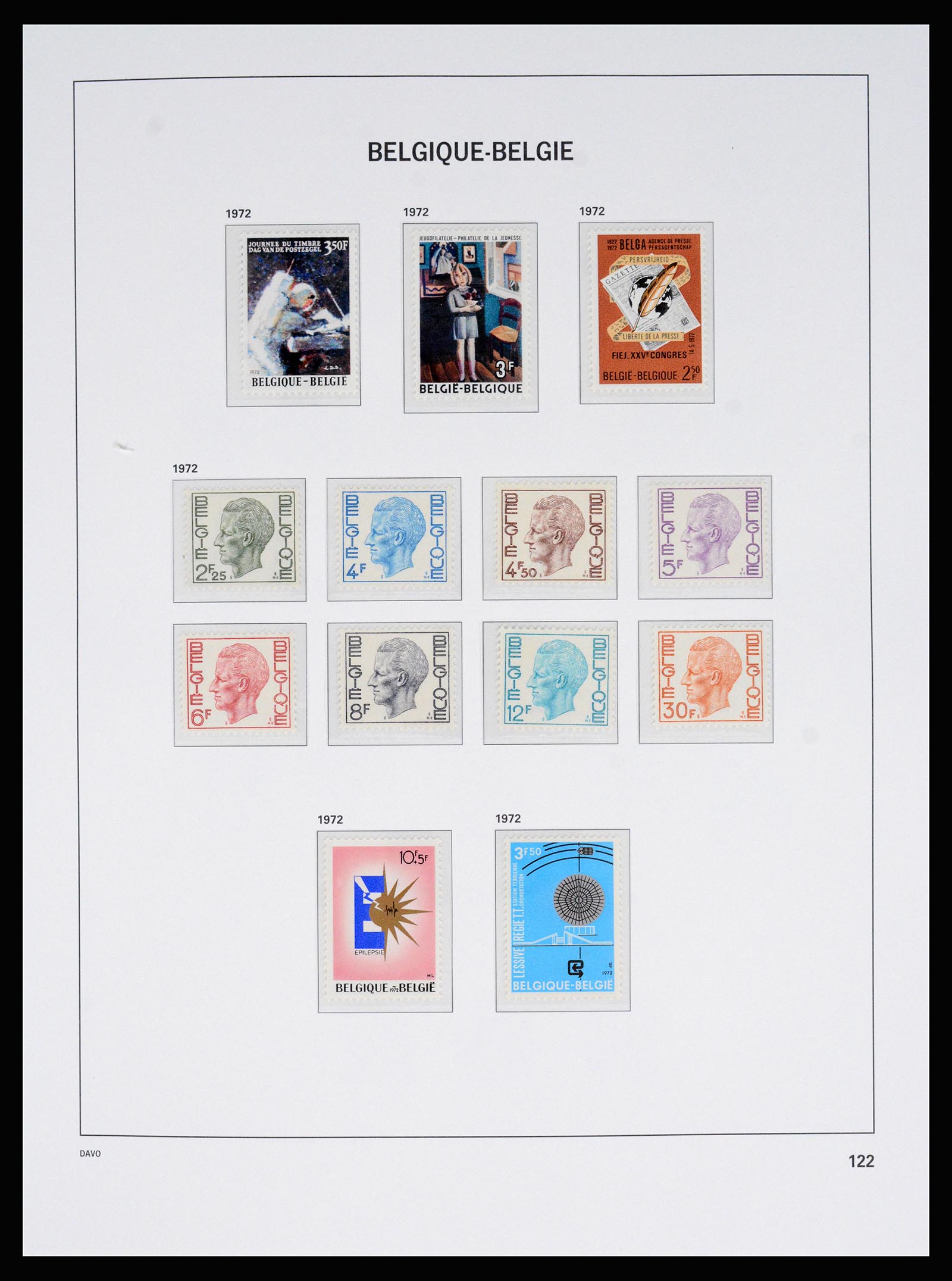 37179 083 - Postzegelverzameling 37179 België 1949-2000.