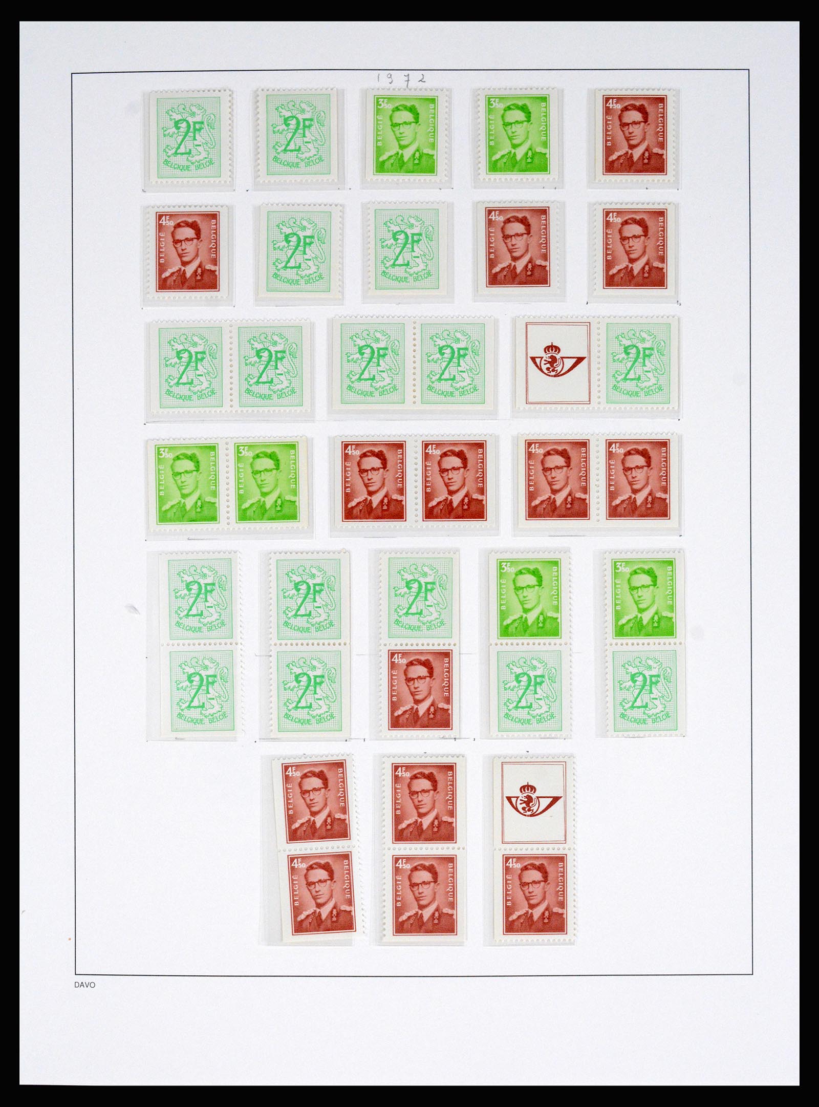 37179 084 - Postzegelverzameling 37179 België 1949-2000.