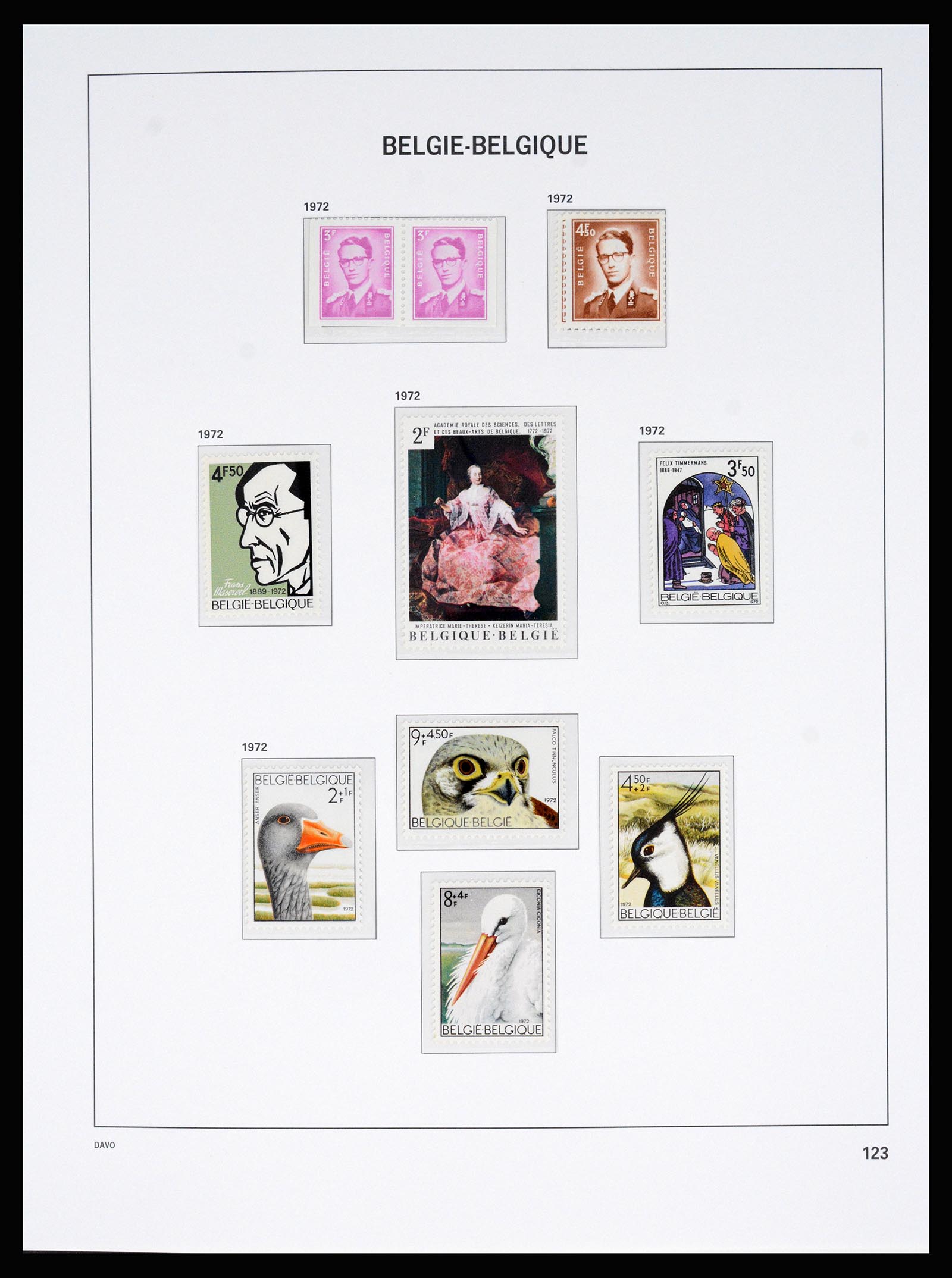 37179 085 - Postzegelverzameling 37179 België 1949-2000.