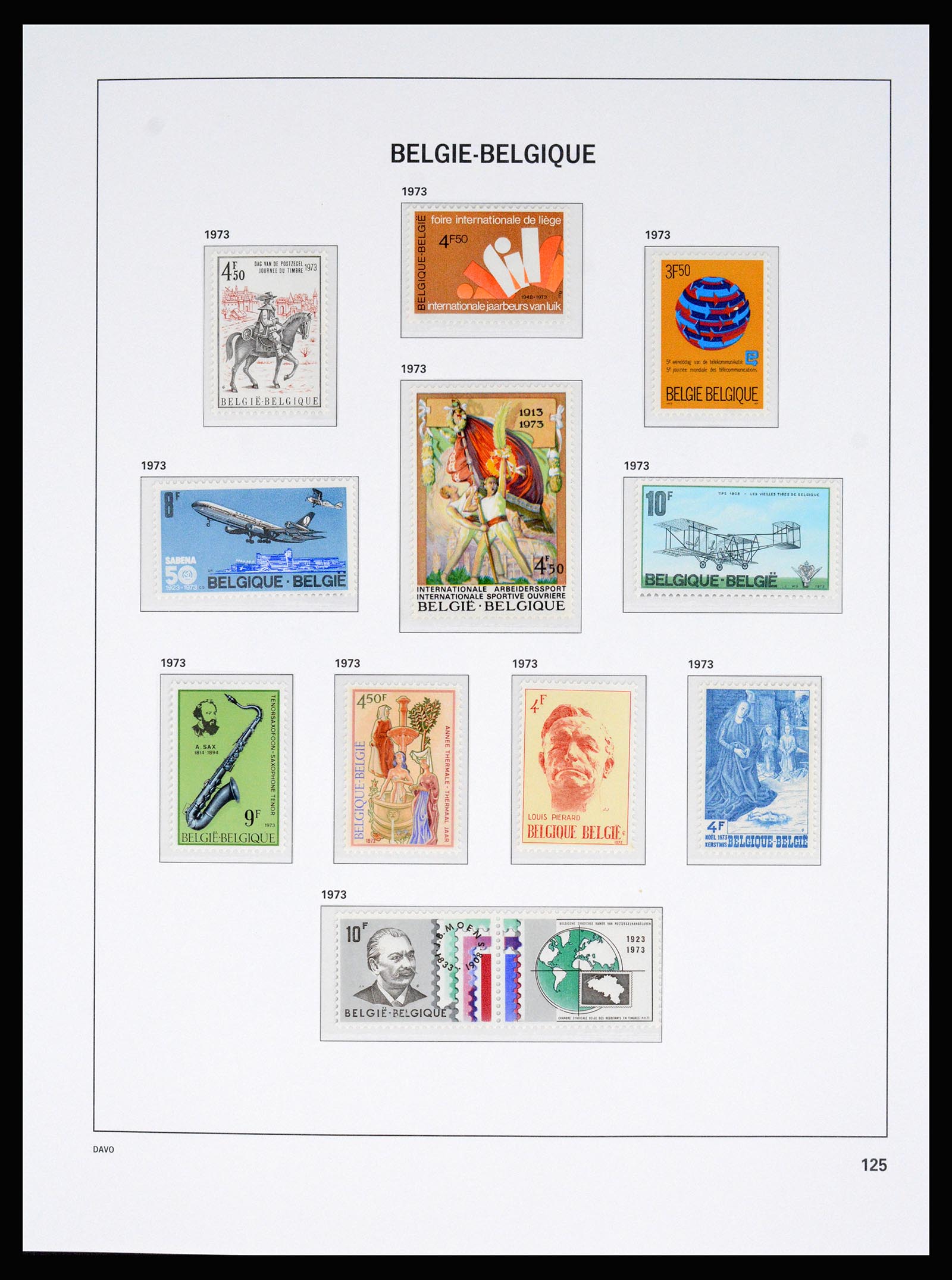 37179 087 - Postzegelverzameling 37179 België 1949-2000.