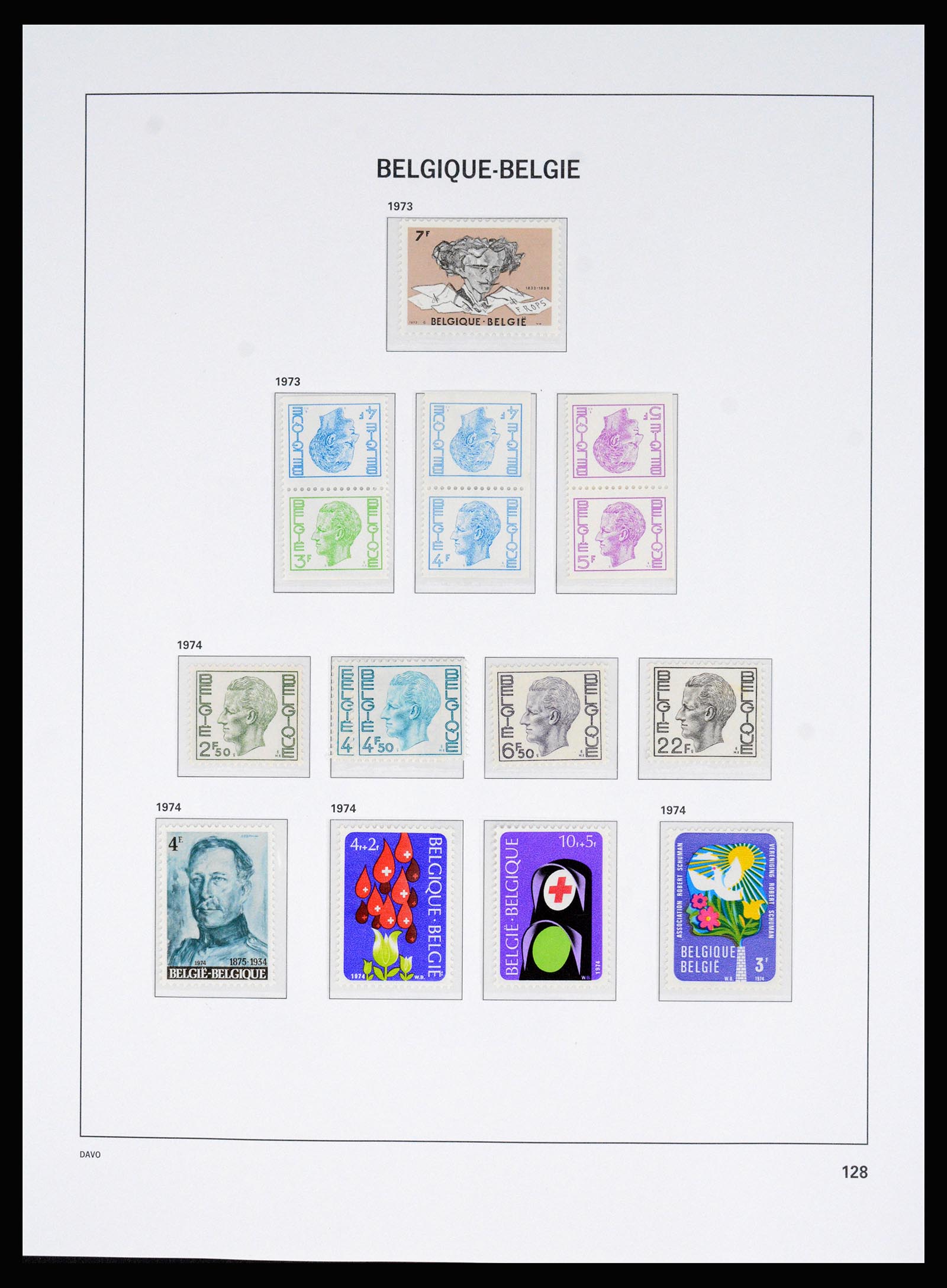 37179 091 - Postzegelverzameling 37179 België 1949-2000.