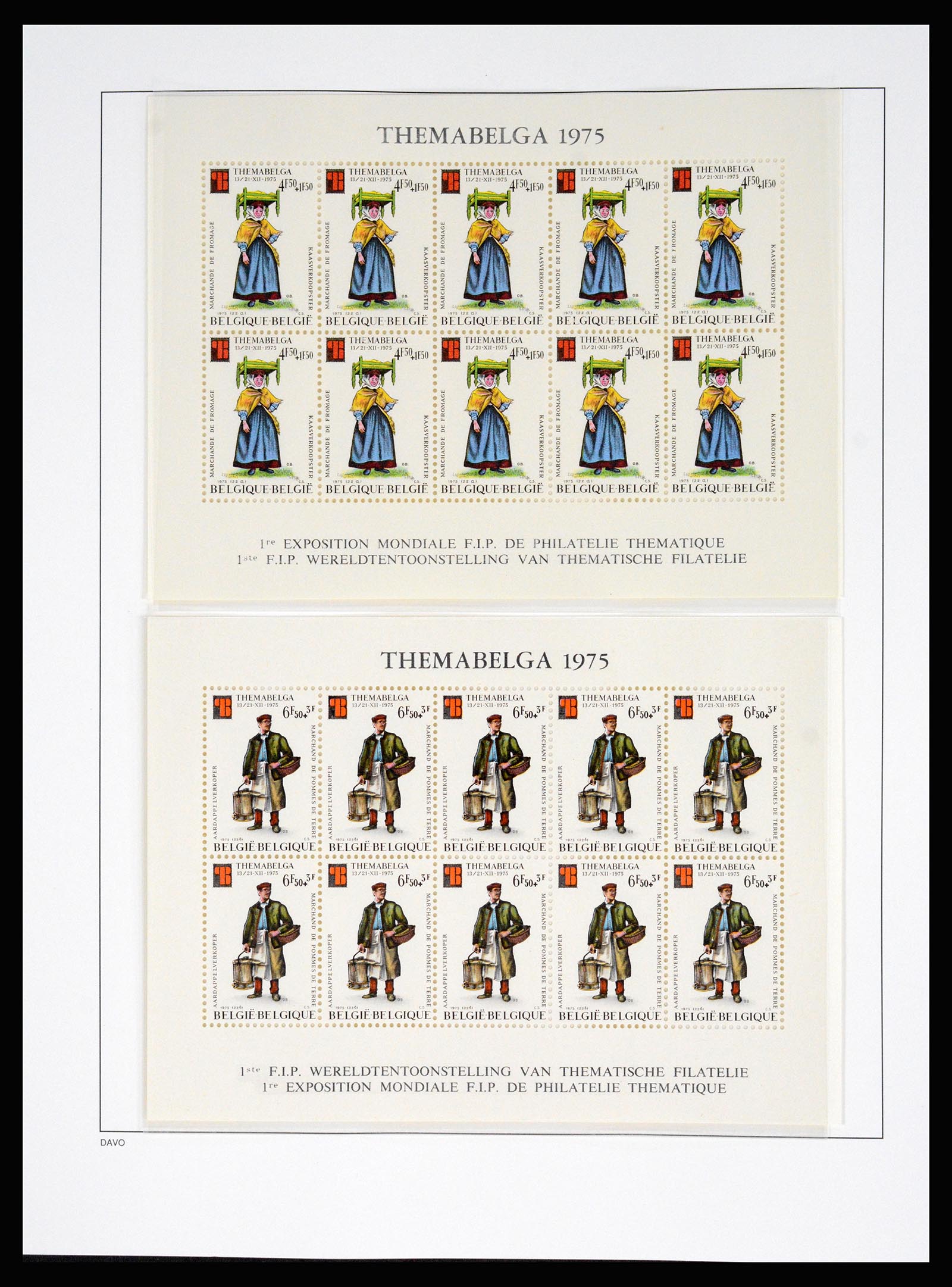 37179 100 - Postzegelverzameling 37179 België 1949-2000.