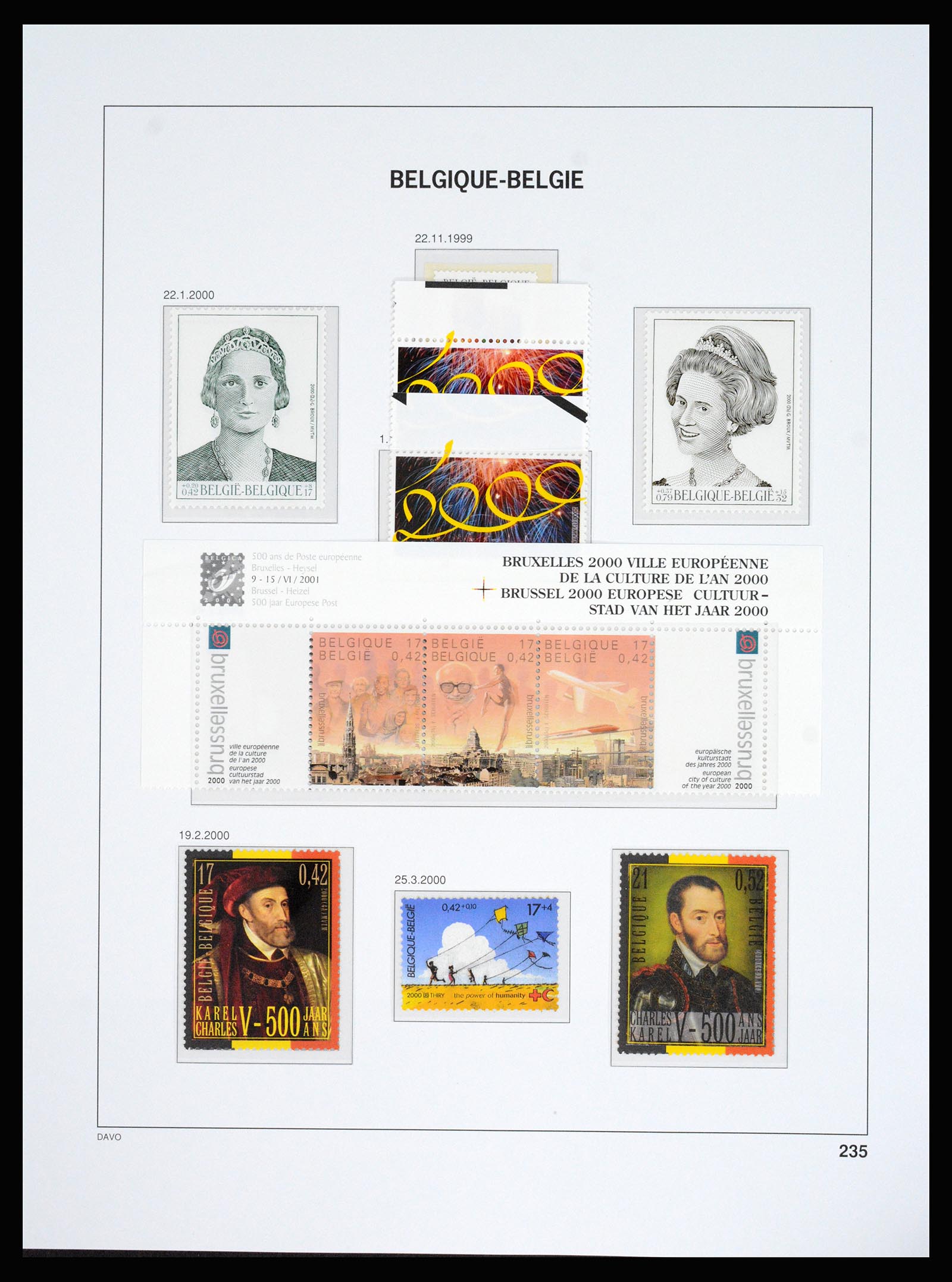 37179 246 - Postzegelverzameling 37179 België 1949-2000.