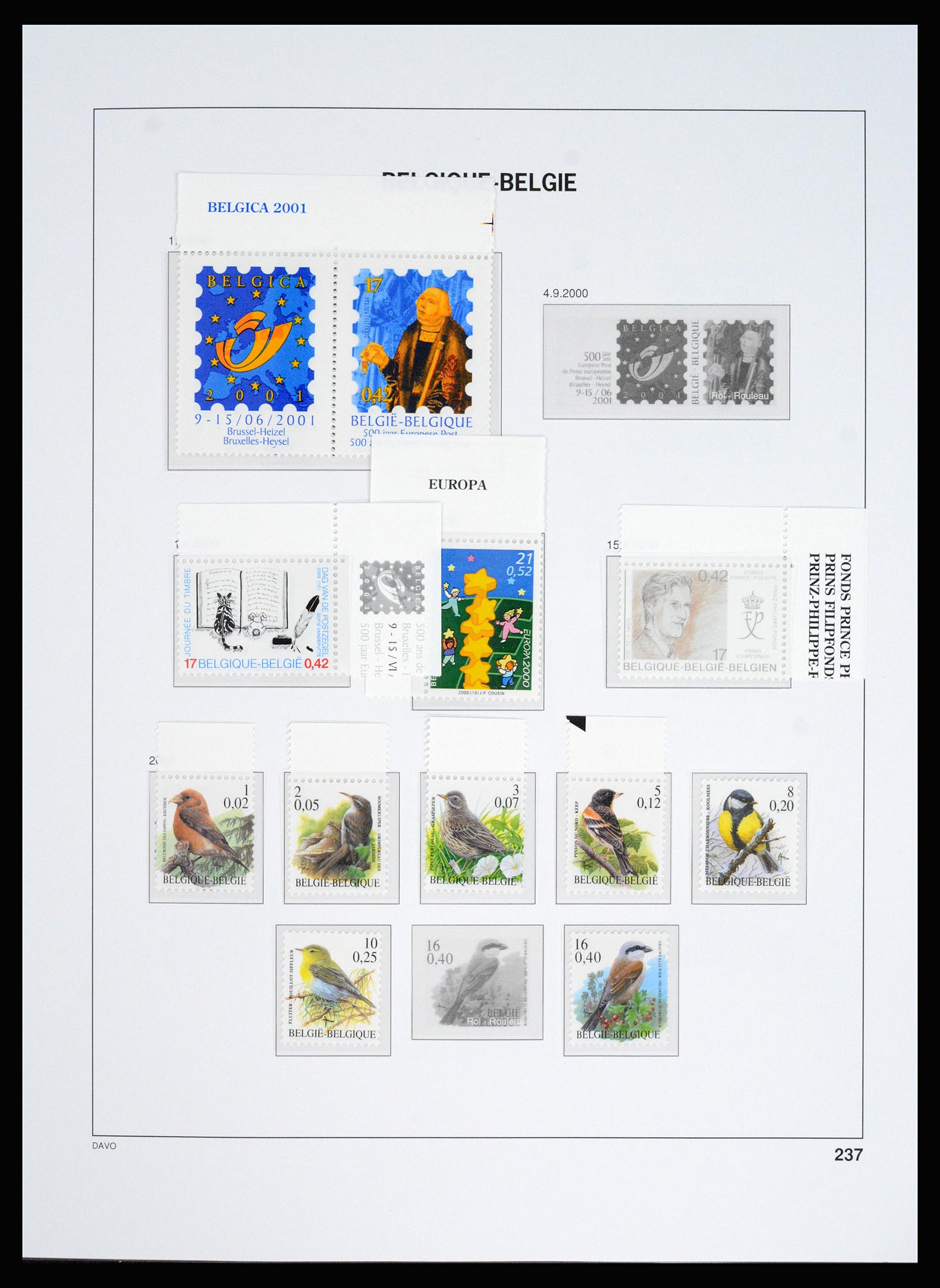 37179 248 - Postzegelverzameling 37179 België 1949-2000.