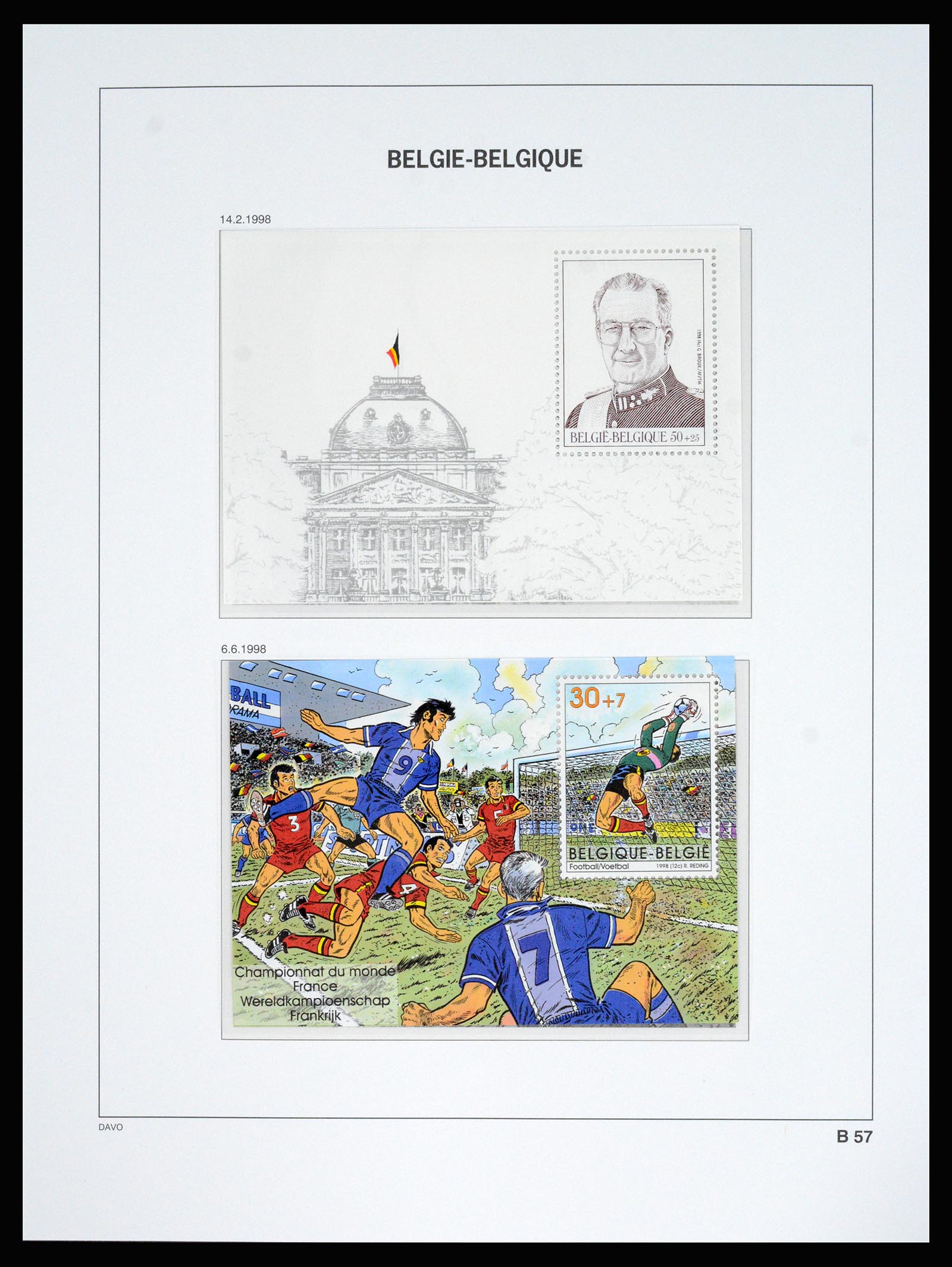 37179 264 - Postzegelverzameling 37179 België 1949-2000.
