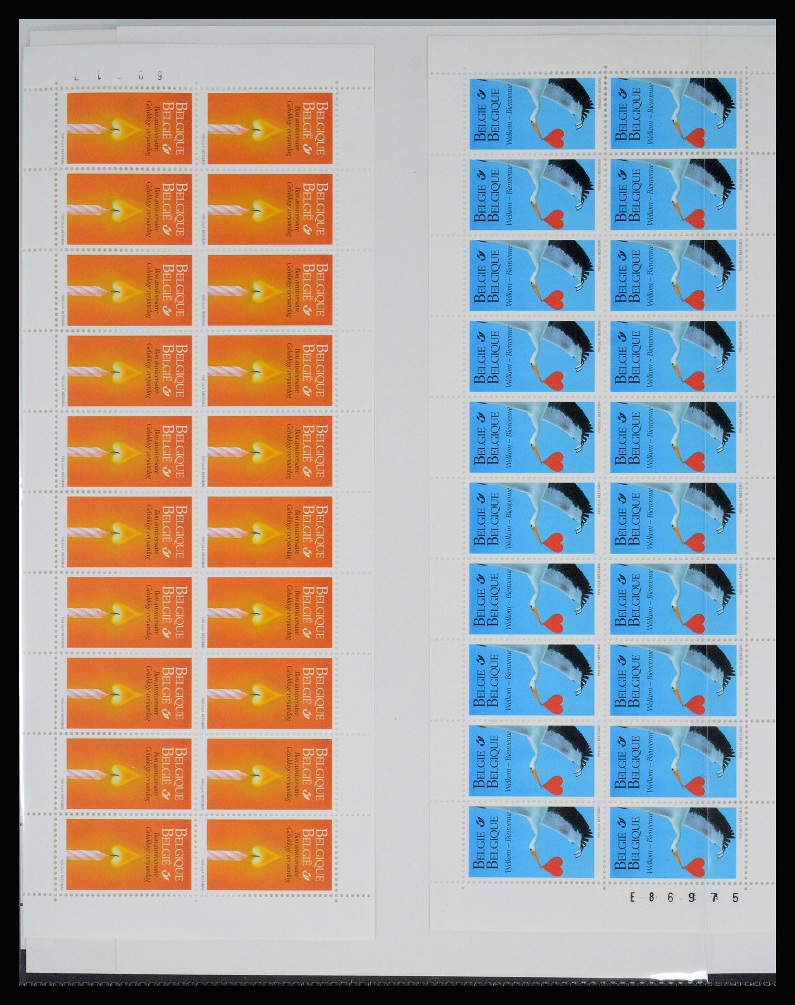 37179 285 - Postzegelverzameling 37179 België 1949-2000.