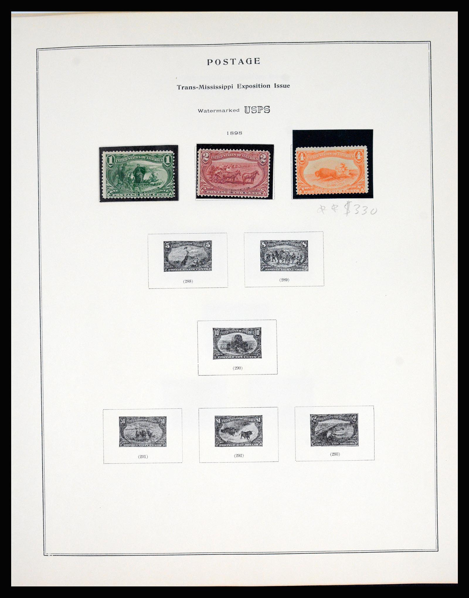 37181 010 - Postzegelverzameling 37181 USA 1861-1970.