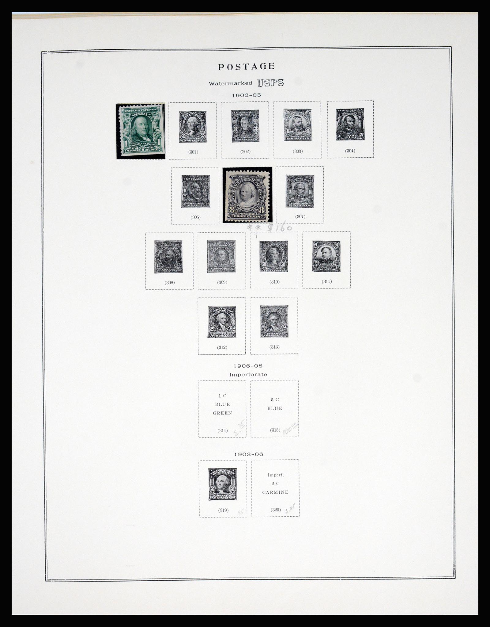 37181 012 - Postzegelverzameling 37181 USA 1861-1970.