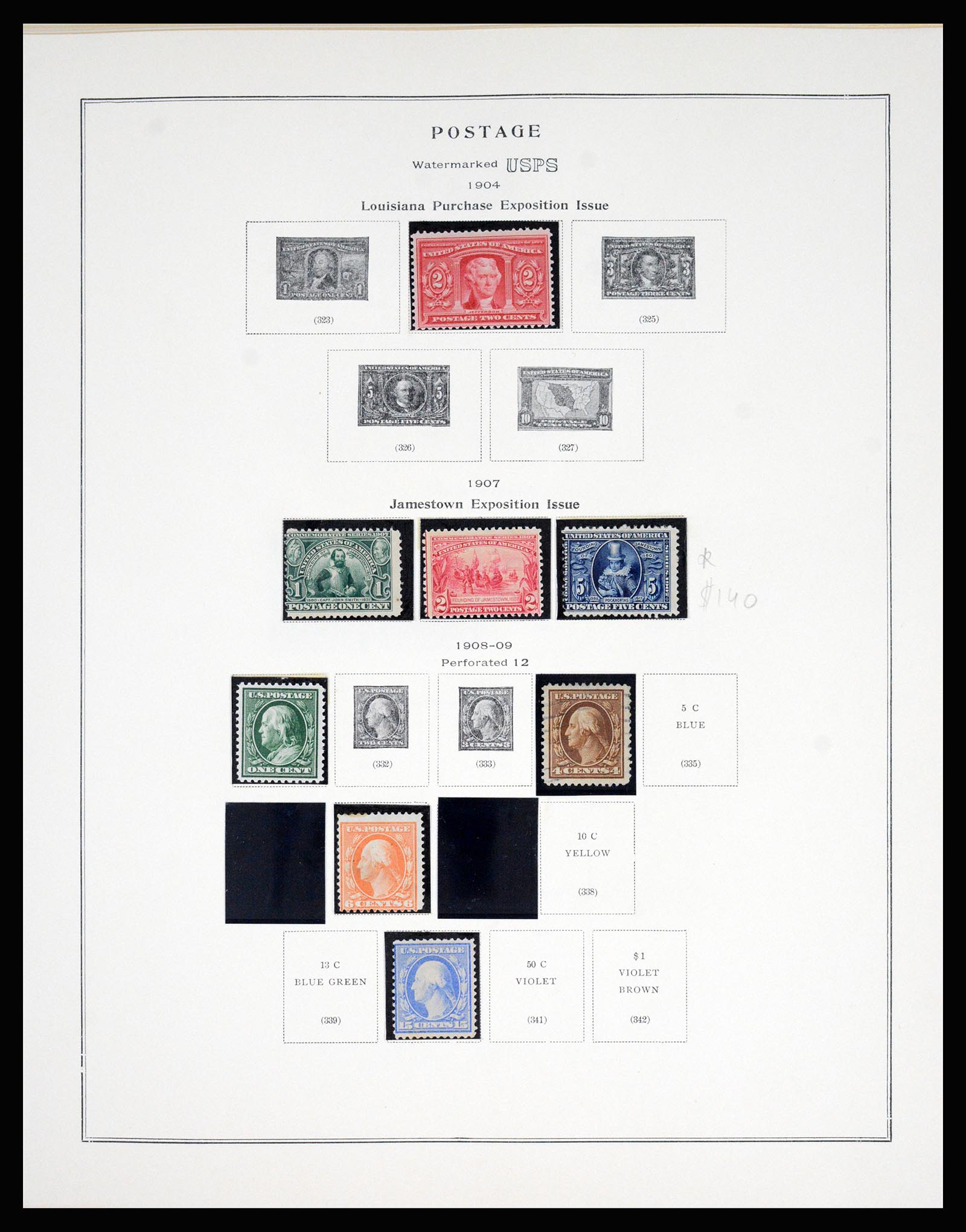 37181 013 - Postzegelverzameling 37181 USA 1861-1970.