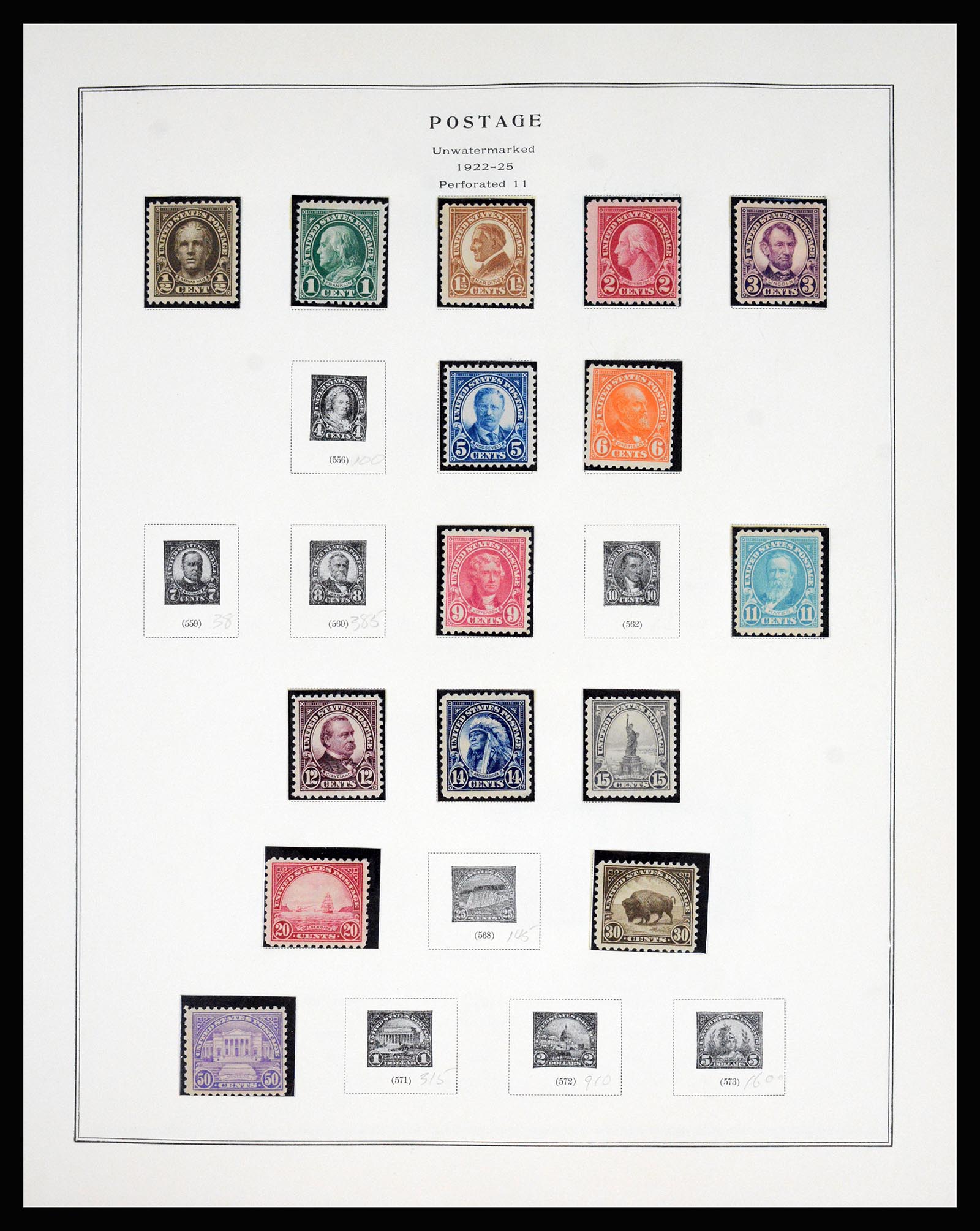37181 024 - Postzegelverzameling 37181 USA 1861-1970.
