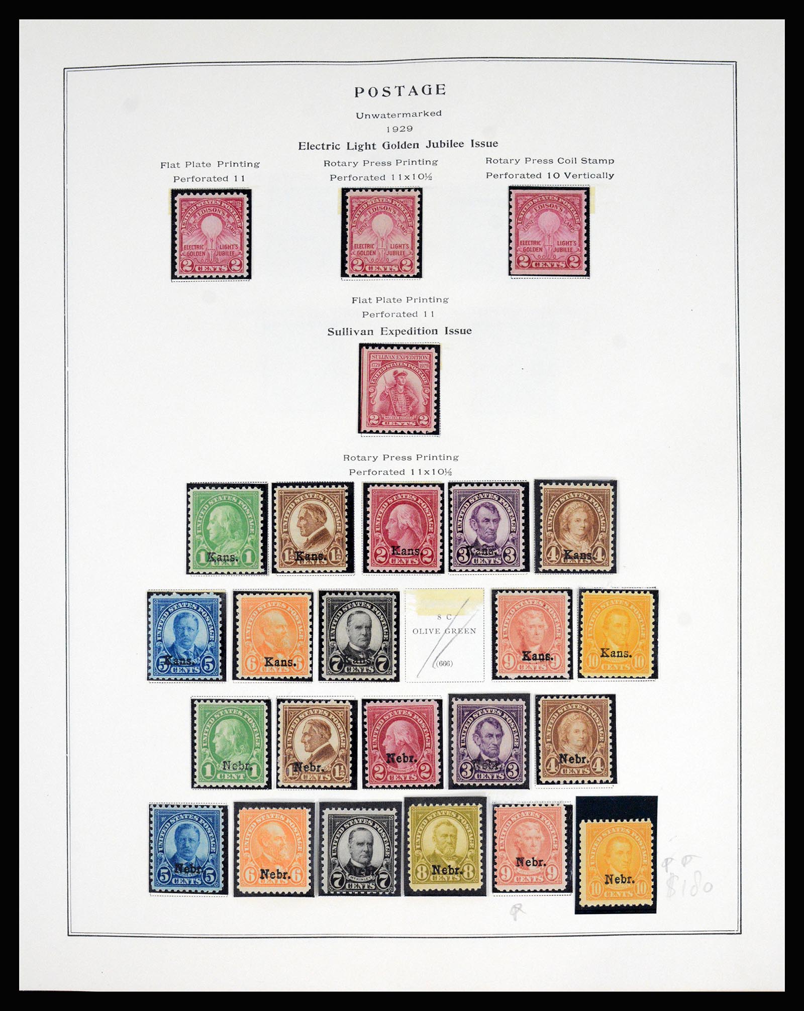 37181 030 - Postzegelverzameling 37181 USA 1861-1970.