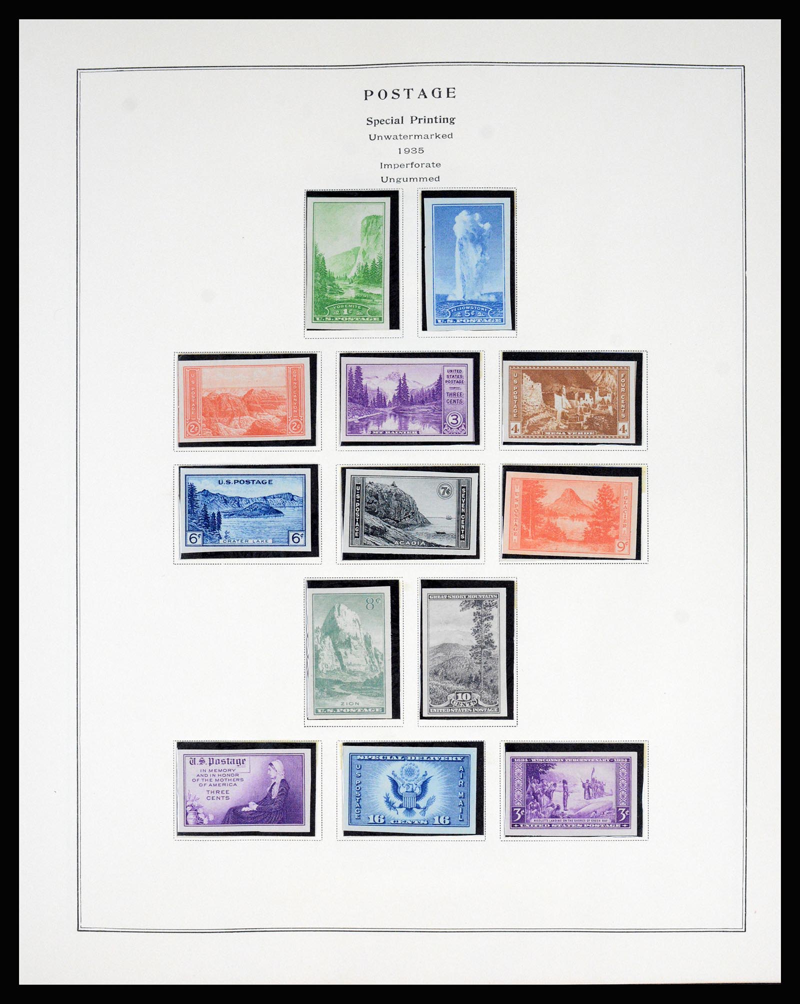 37181 042 - Postzegelverzameling 37181 USA 1861-1970.