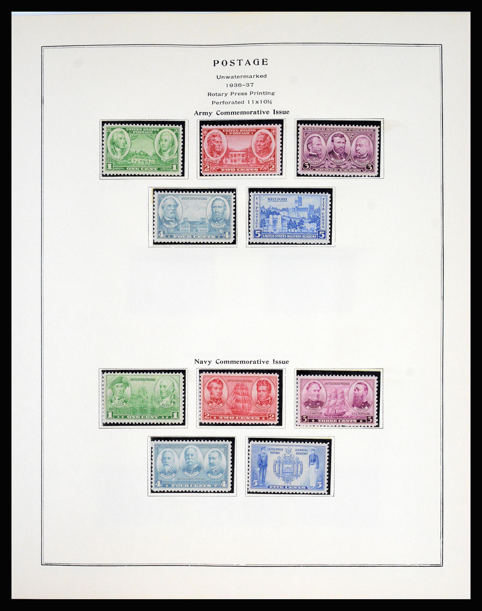 37181 049 - Postzegelverzameling 37181 USA 1861-1970.